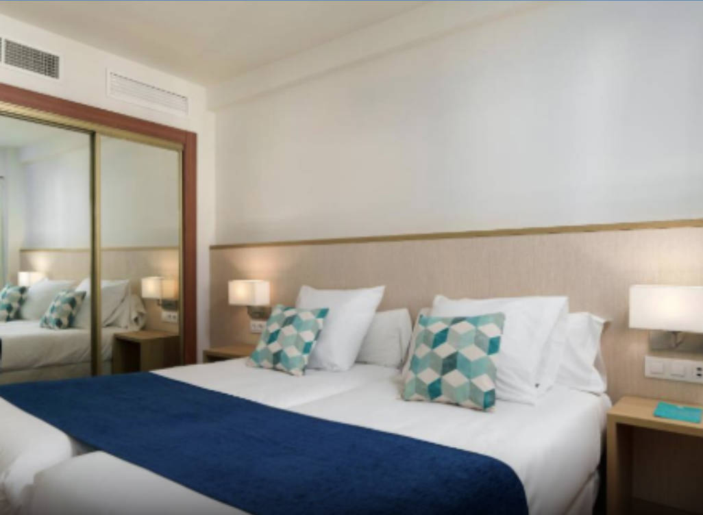 Room, Single, Double Bed, Pool View
