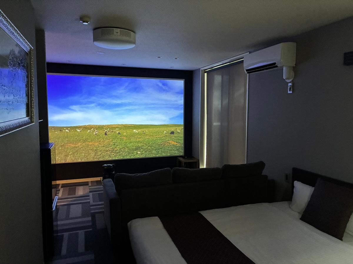 Theater, Twin Beds, Sofa, Theater Floor