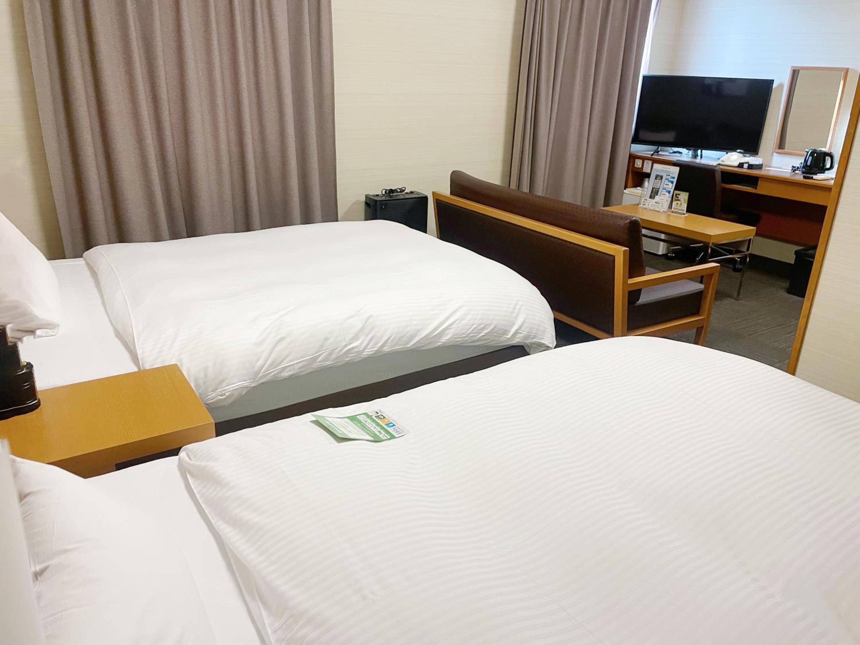 DELUXE, TWIN BEDS, SMOKING