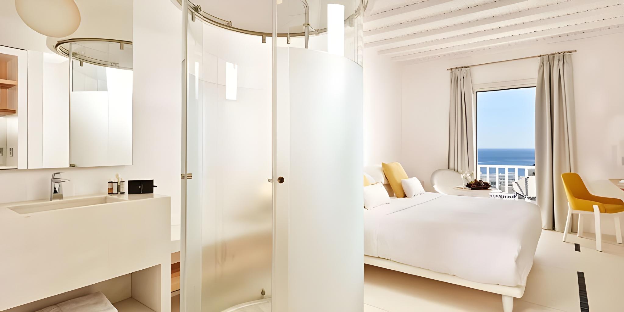 Blue, Double Bed, Sea View, Private Pool