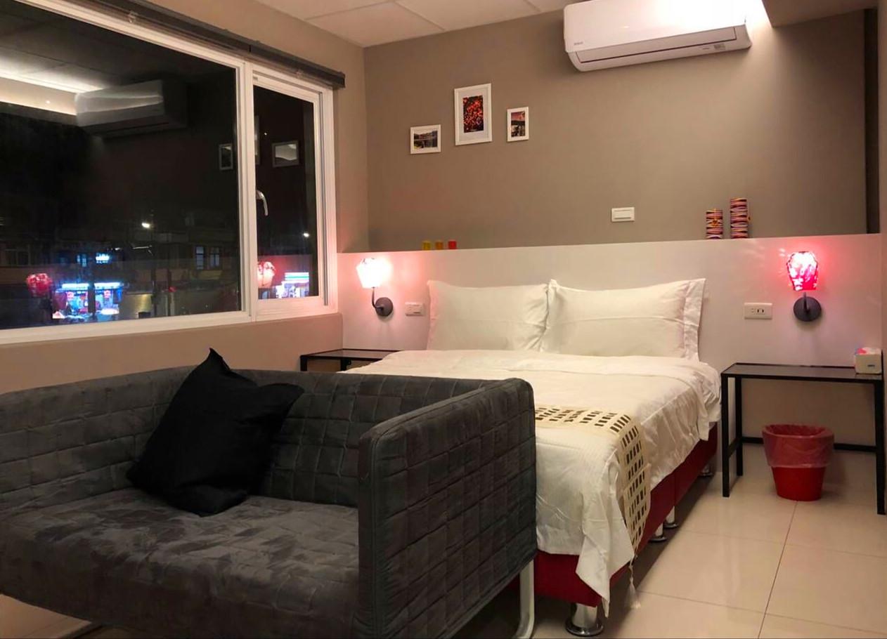 غرفة ديلوكس بسرير كوين بحمام خاص، Xi Yin Zhi Su B&B 2/2