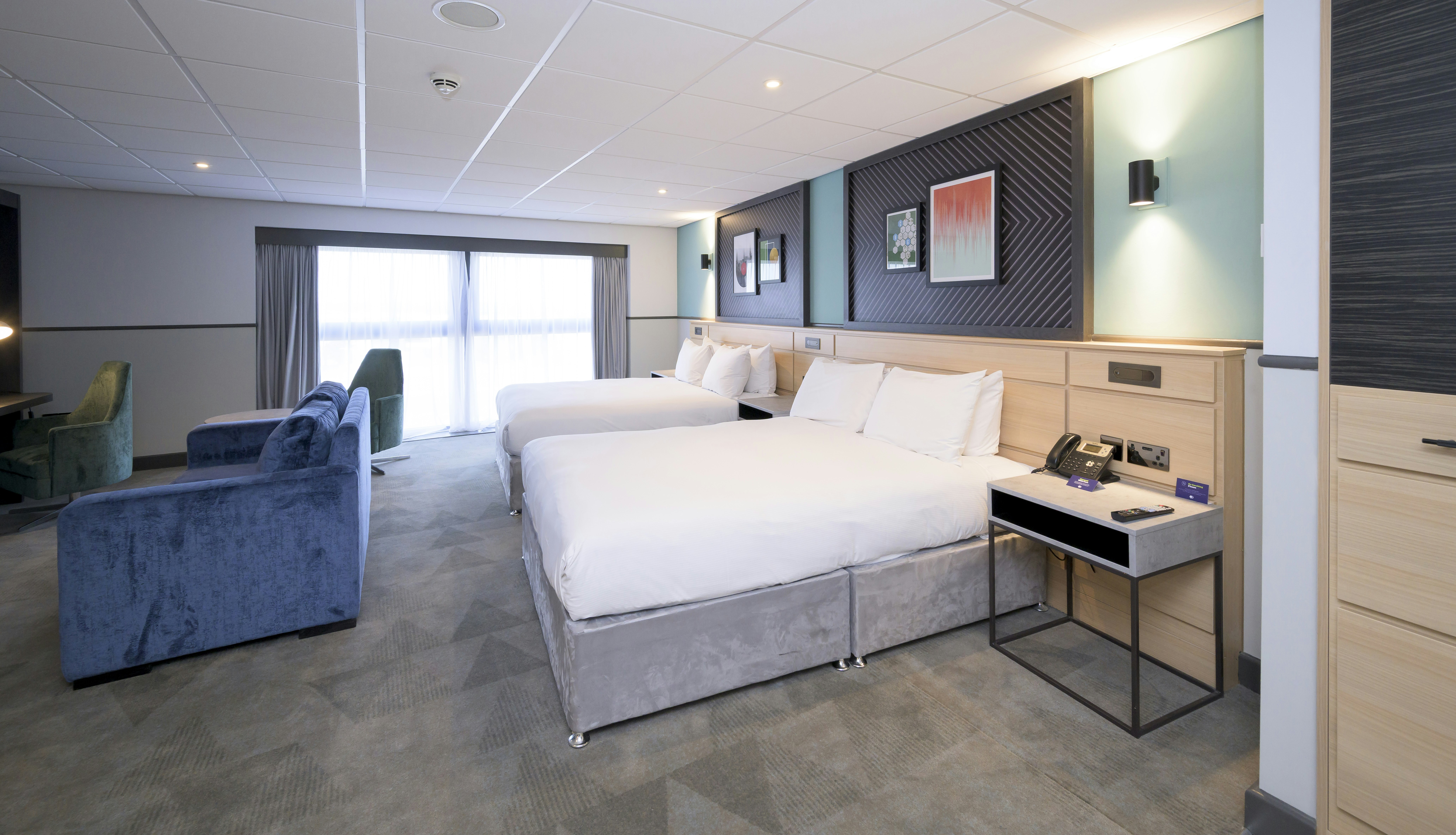 غرفة ديلوكس بسريرين كوين، DoubleTree by Hilton Coventry Building Society Arena 8/10