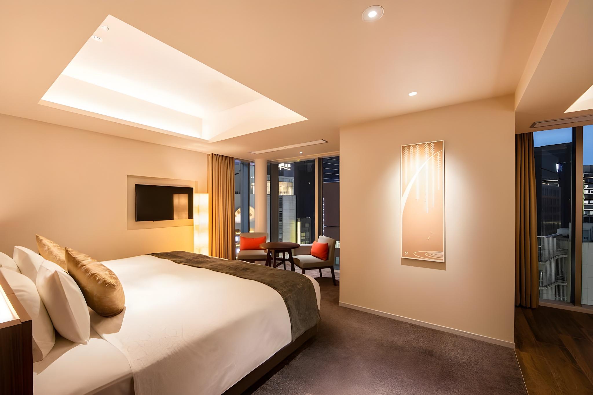 غرفة تنفيذية بسرير كينج بغرفة نوم واحدة
