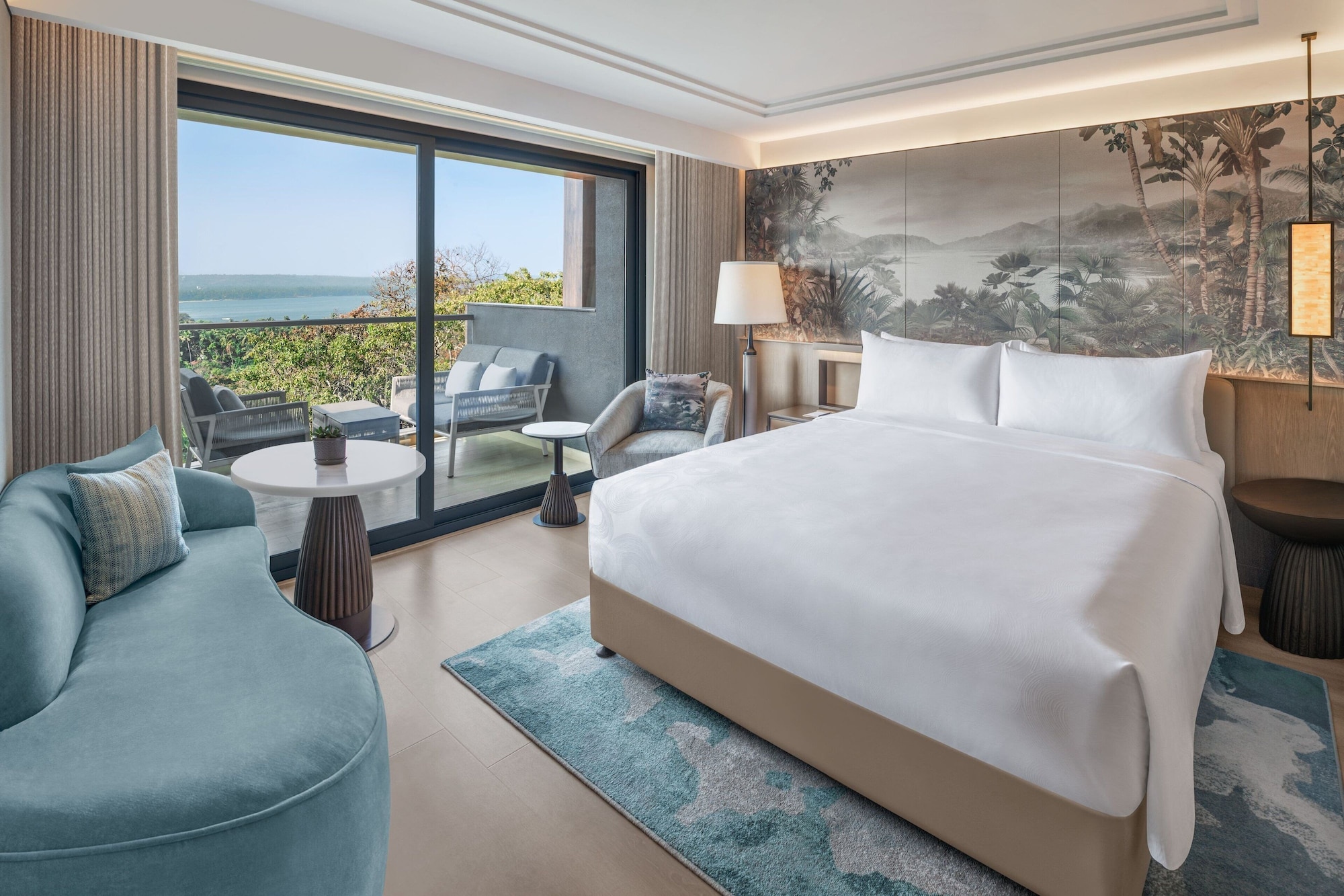 غرفة غراند بسرير كينج بشرفة بإطلالة، JW Marriott Goa Vagator 5/10