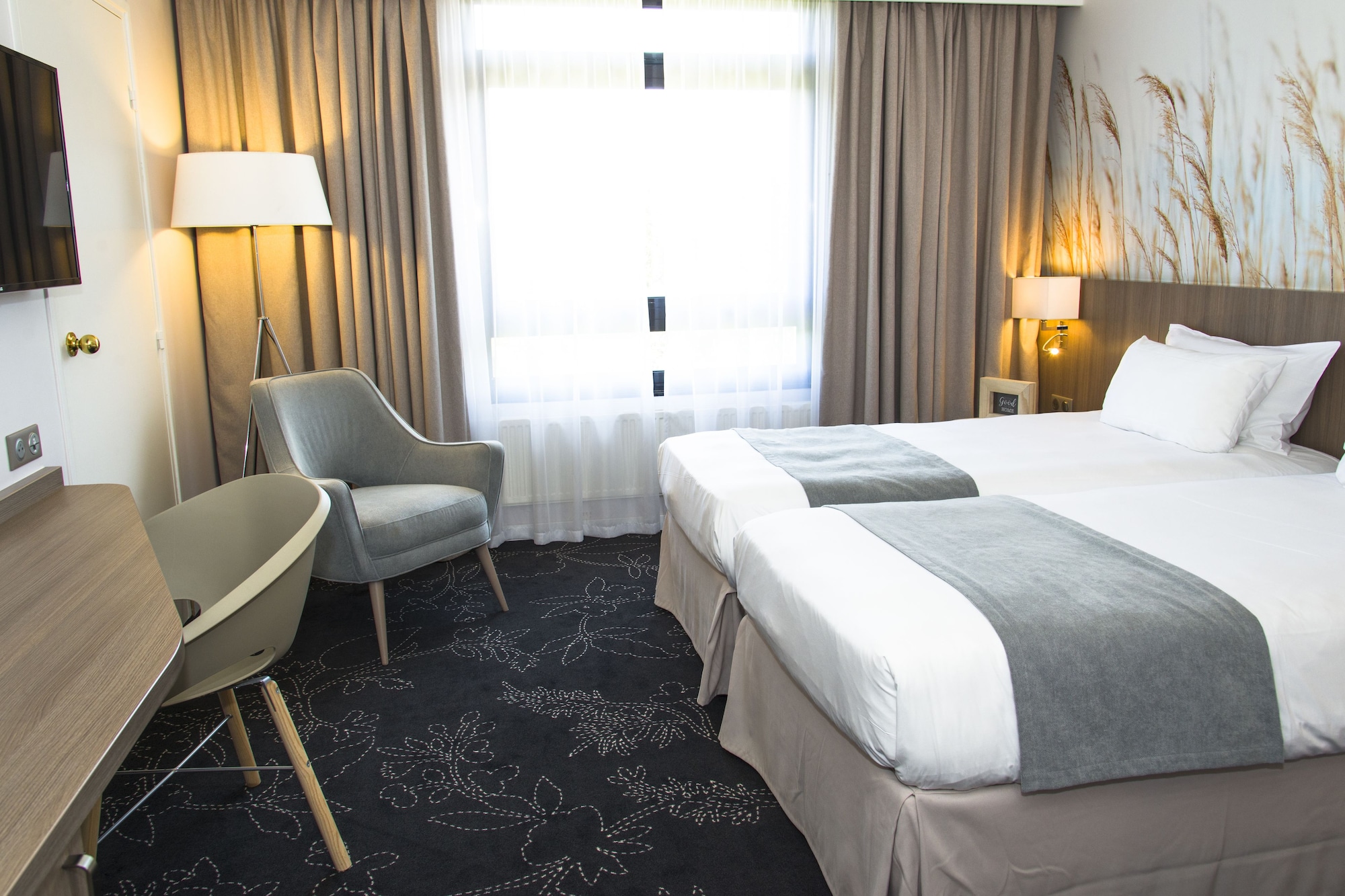 غرفة قياسية بسريرين منفصلين لذوي الإعاقة، Holiday Inn Calais - Coquelles 3/9