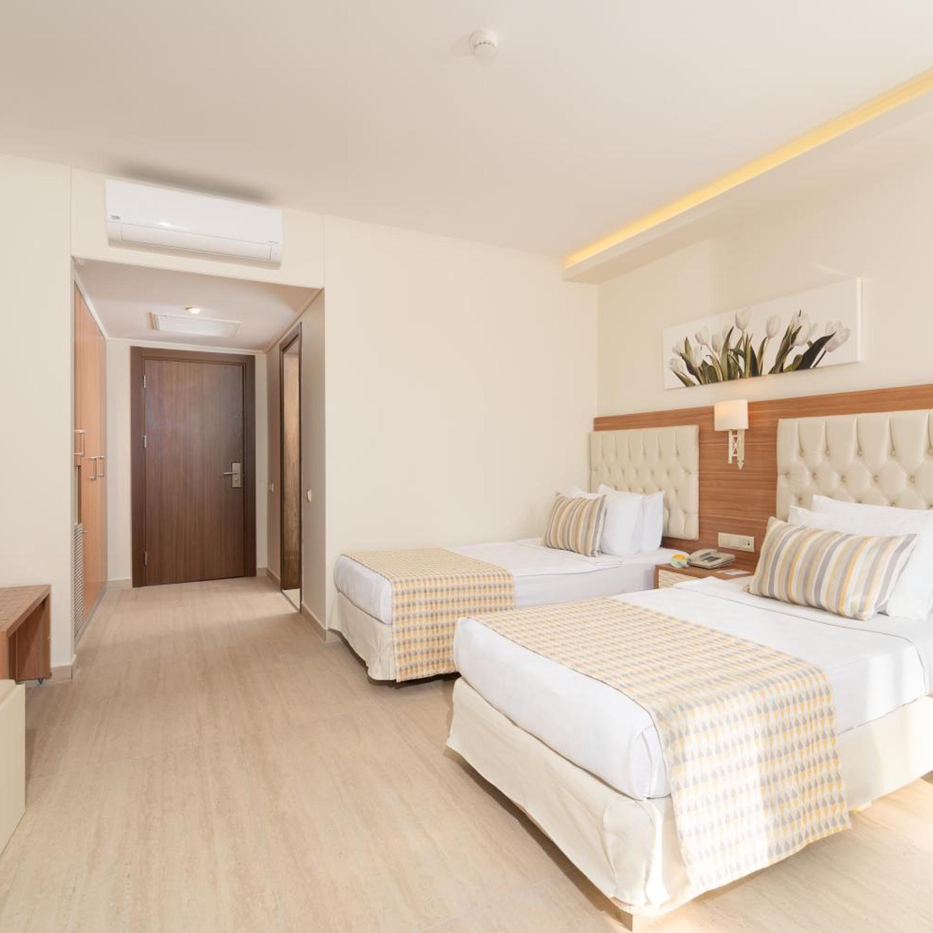 غرفة قياسية بسرير مزدوج أو سريرين منفصلين