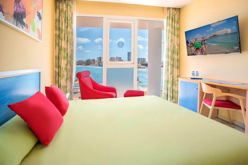 غرفة بإطلالة على البحر مفردة بسريرين منفصلين، Hotel Servigroup Galua 8/10