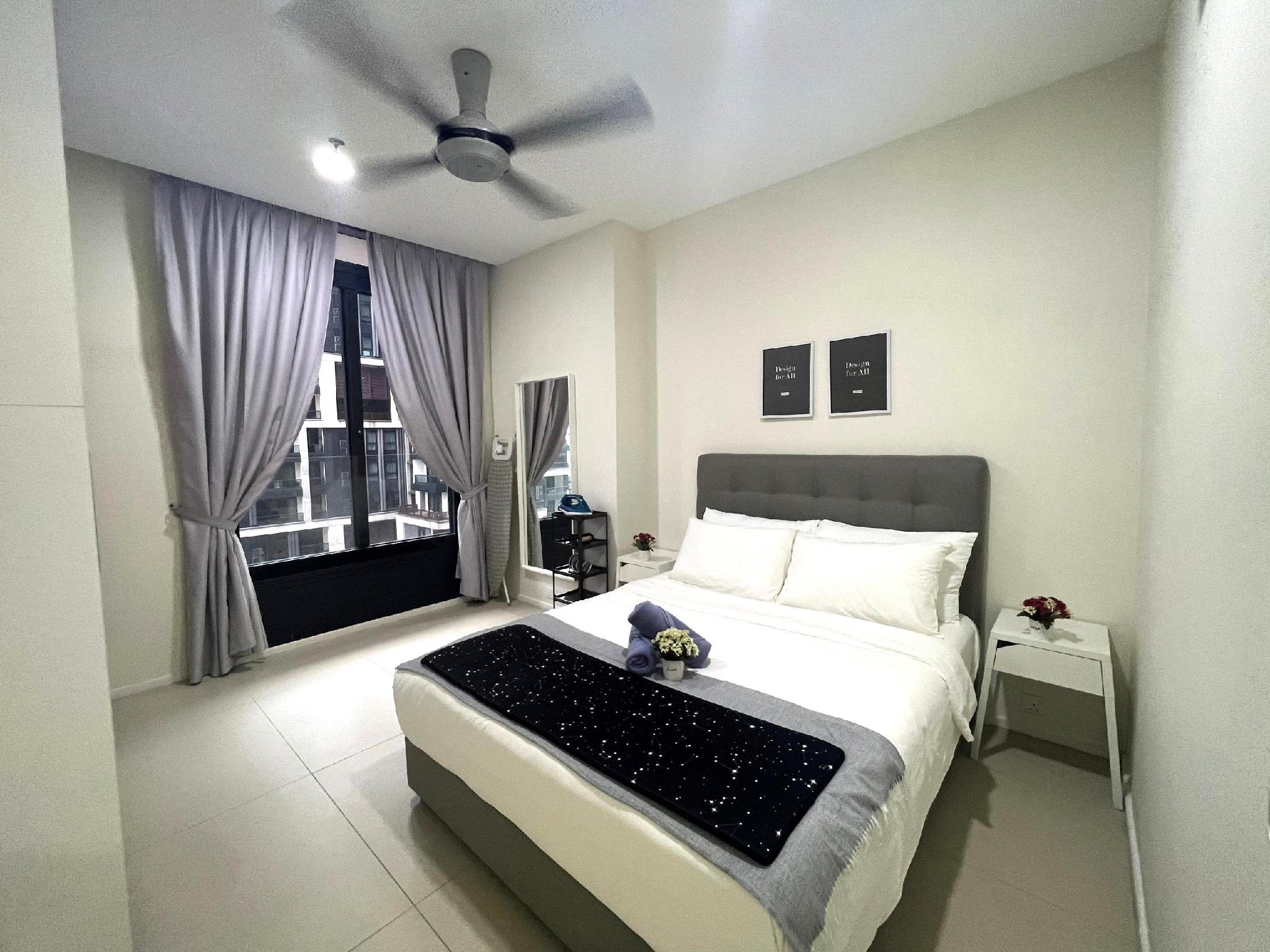 2 Bedrooms, Deluxe, Apartment, 1 Queen and 1 Single Bed, 2 Bathrooms