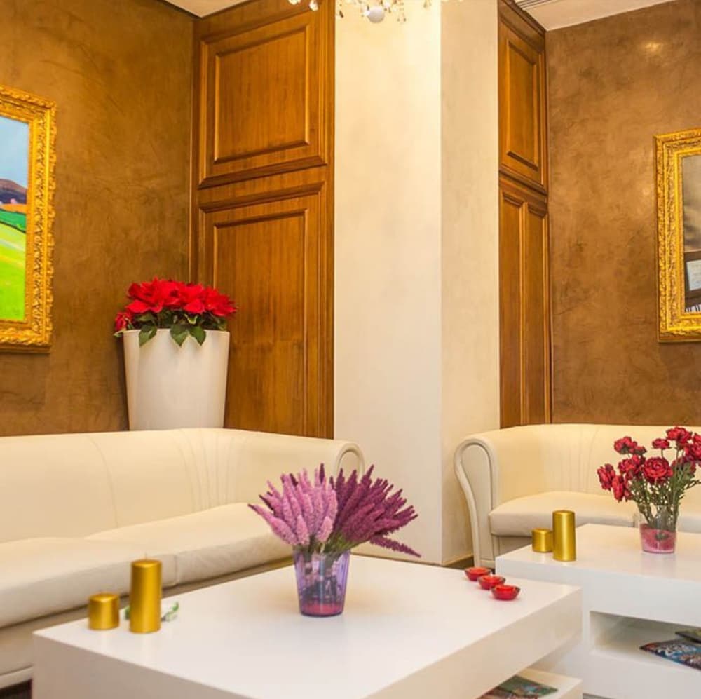 Lobby at Opera Hotel, TIRANA
