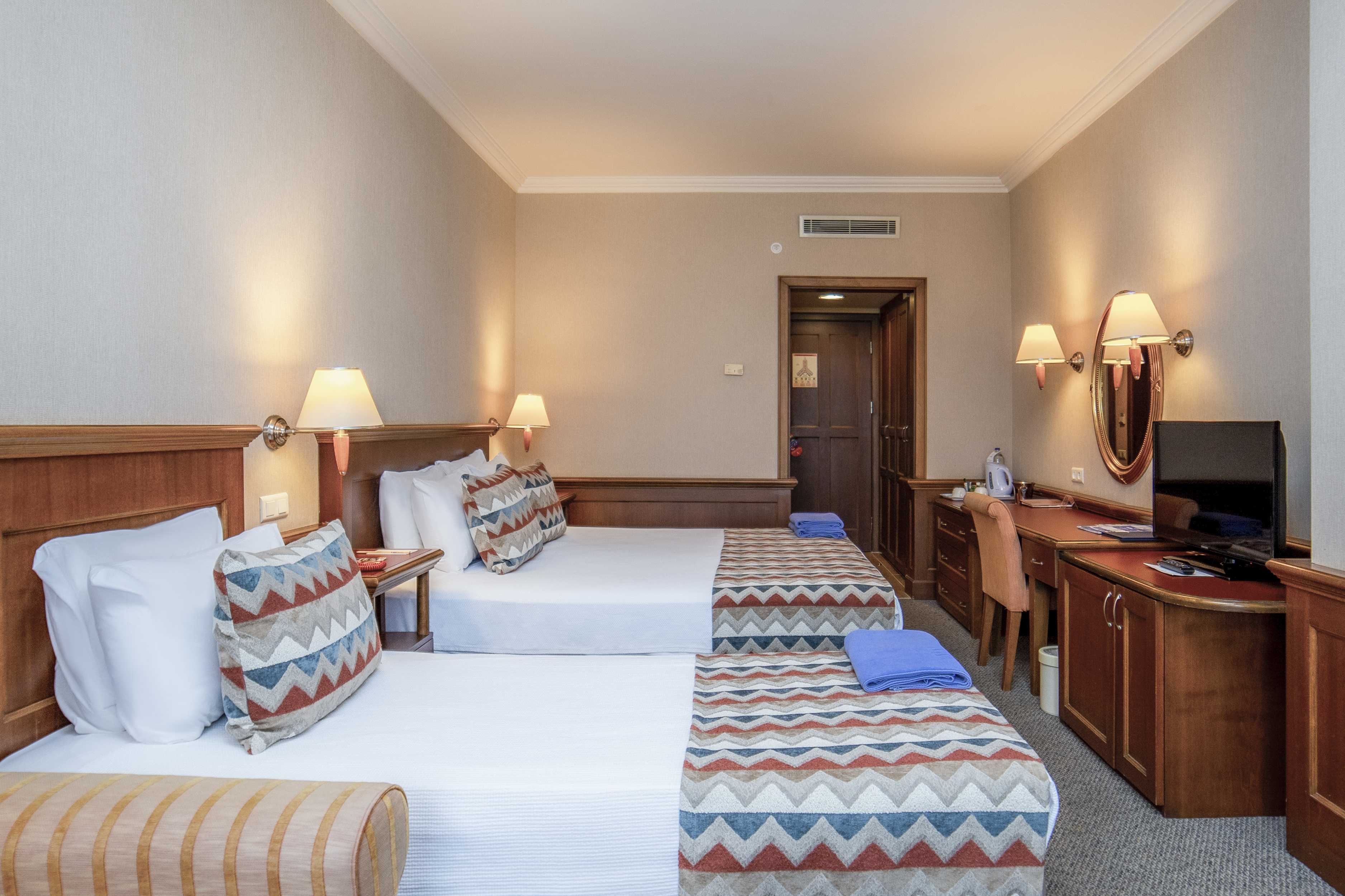 Room, Single, Double Bed, Land View