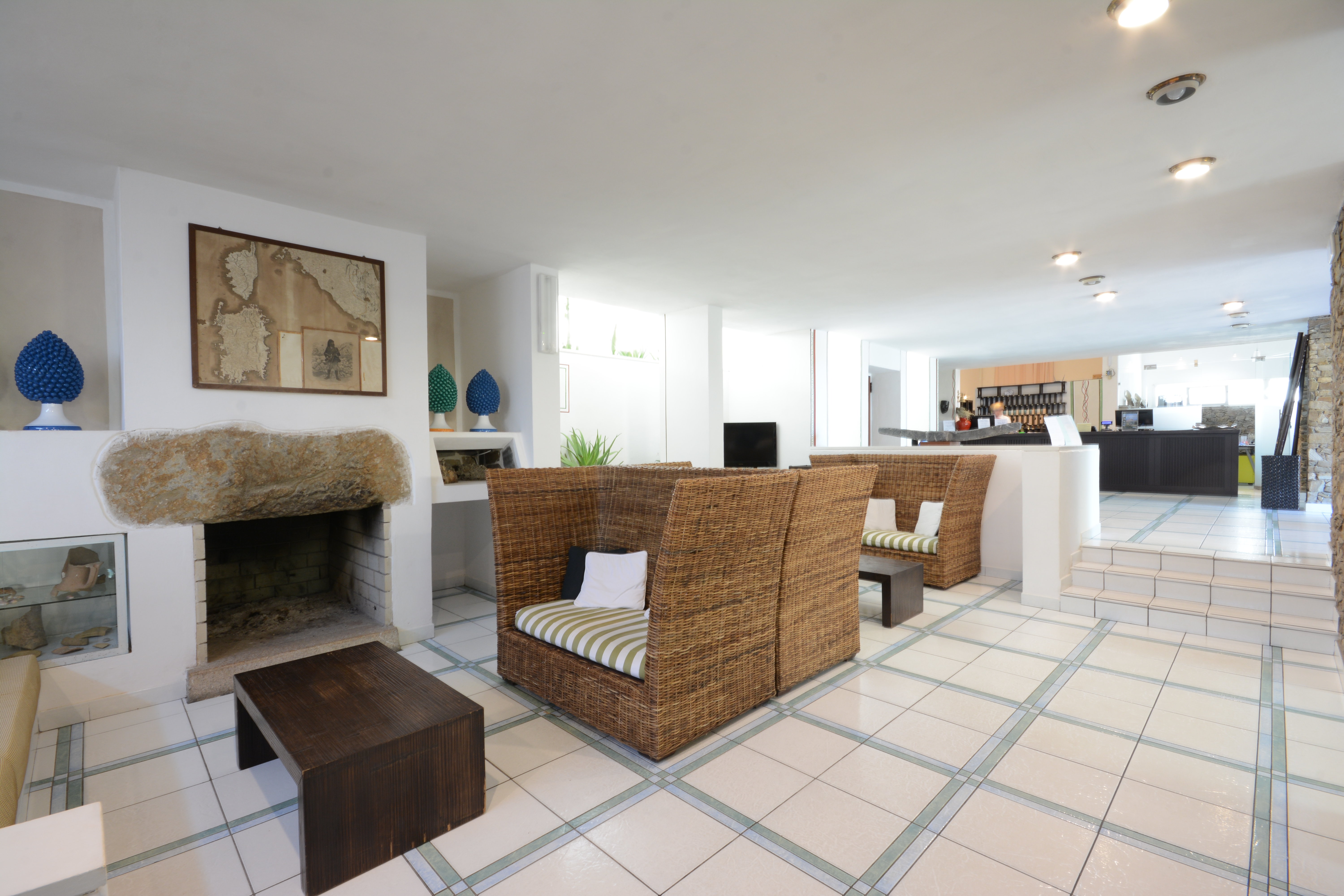 Lobby at Club Hotel Ancora, STINTINO