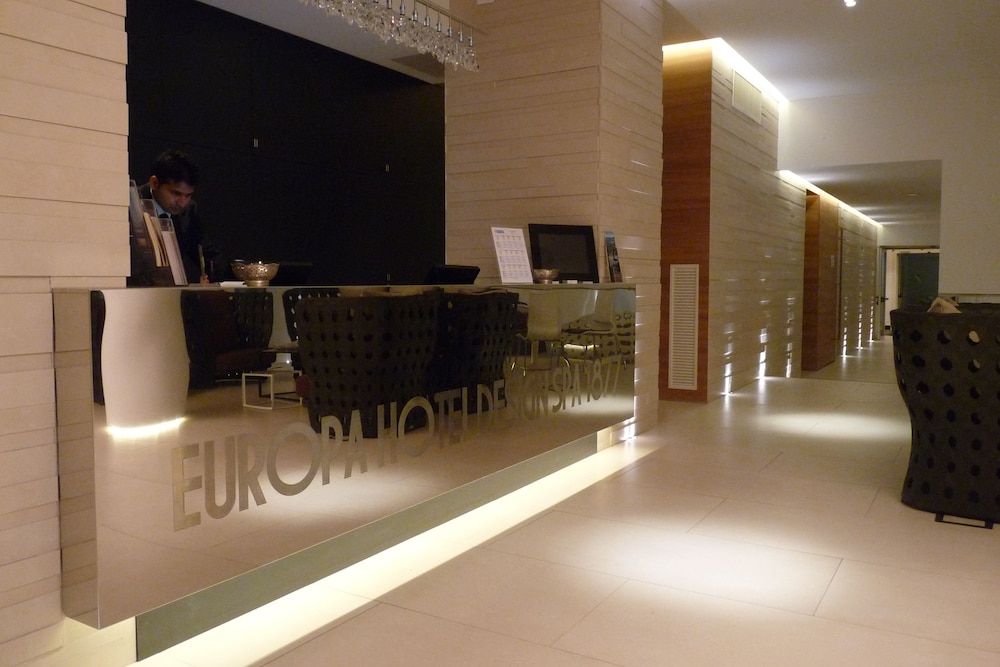 Lobby at Europa Hotel Design SPA 1877, RAPALLO