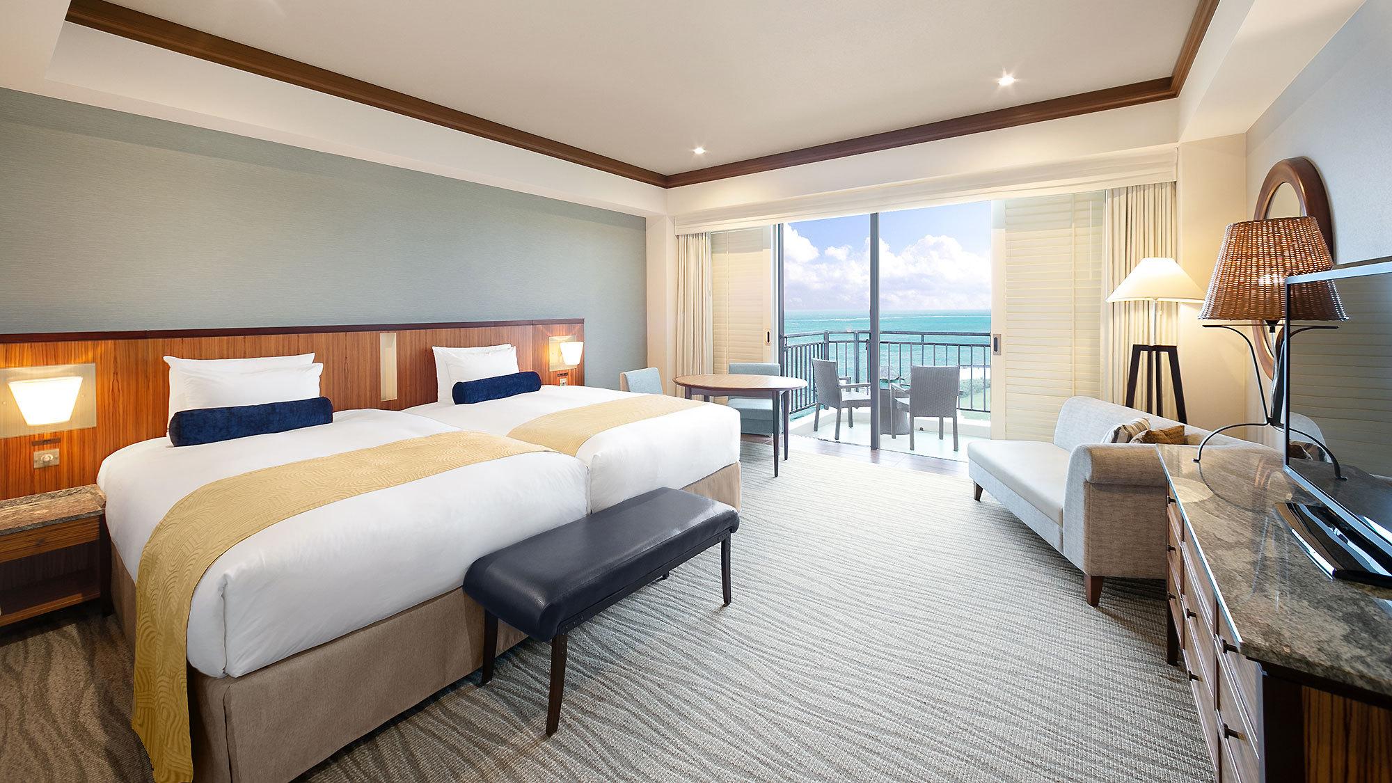 Room, Twin Beds, Sea View, North Wing, High Floor