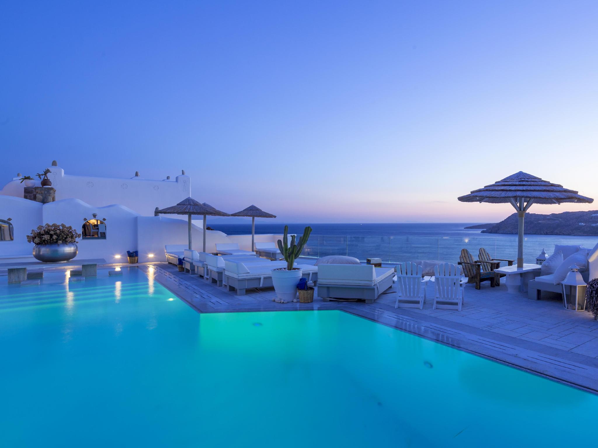 فيلا غراند بإطلالة على البحر بغرفتي نوم بمسبح خاص، Smy Mykonos Suites Villas 2/2