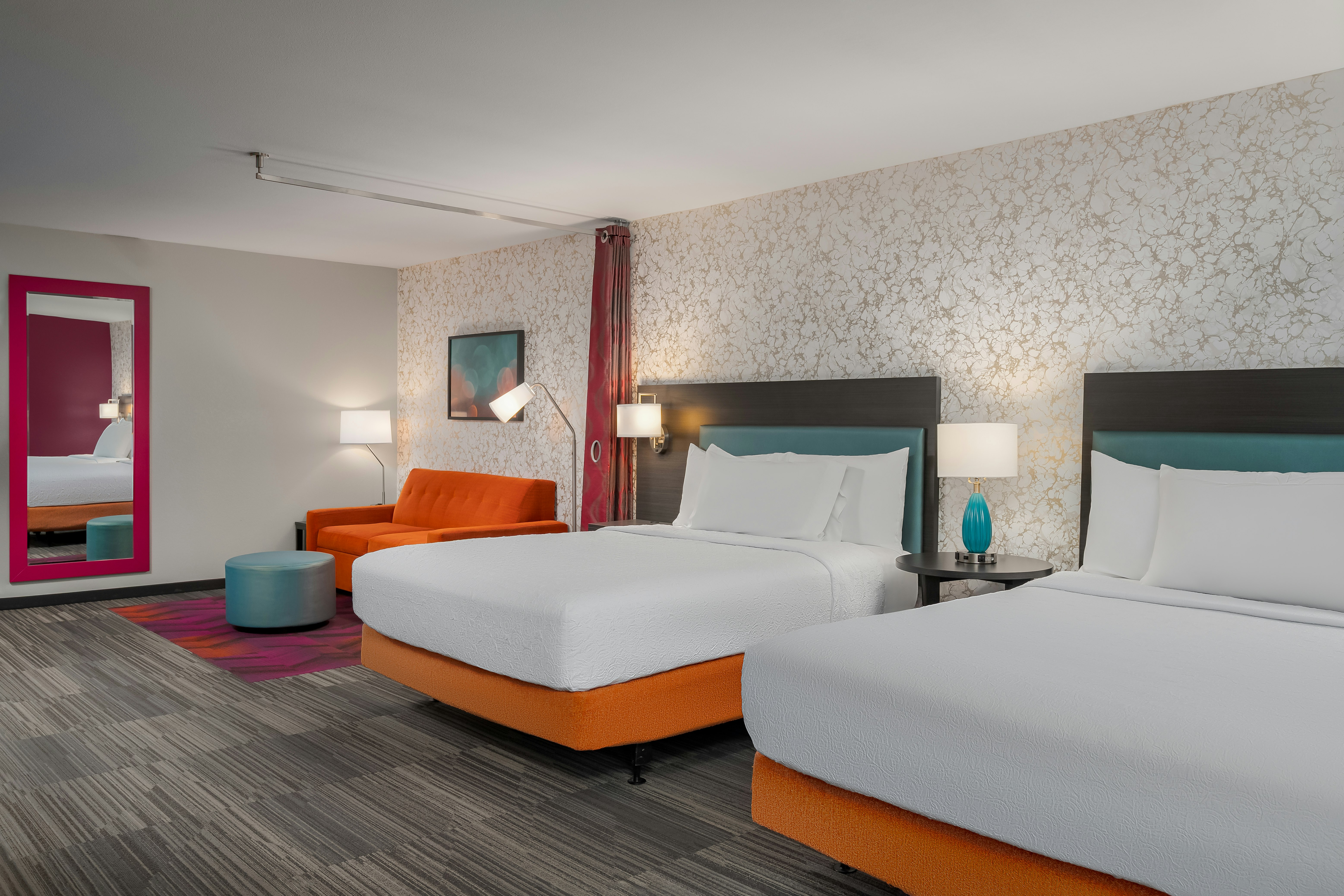 Studio, 2 Queen Beds, Accessible