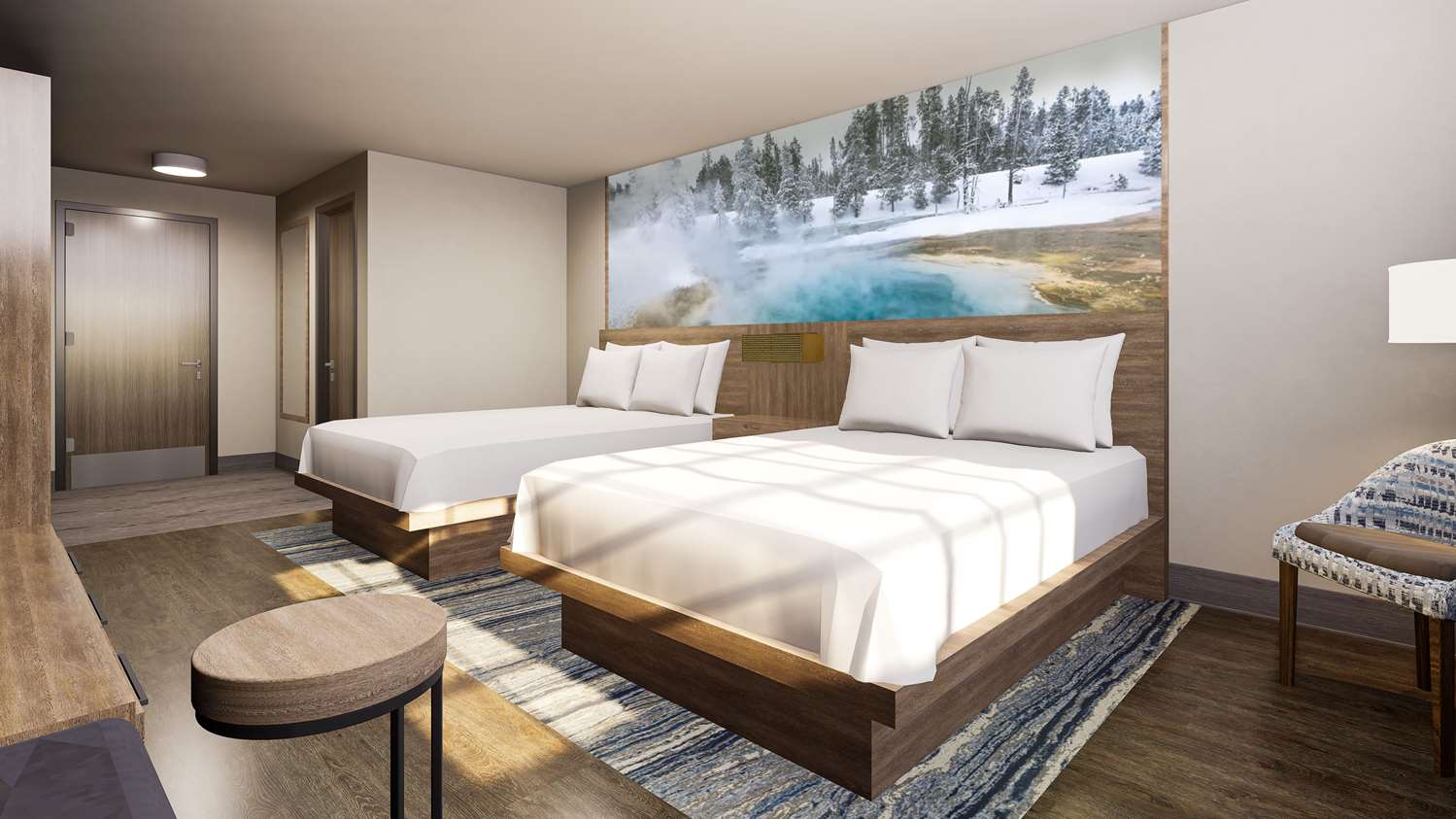 Starlite Yellowstone, Tapestry Collection by Hilton detail
