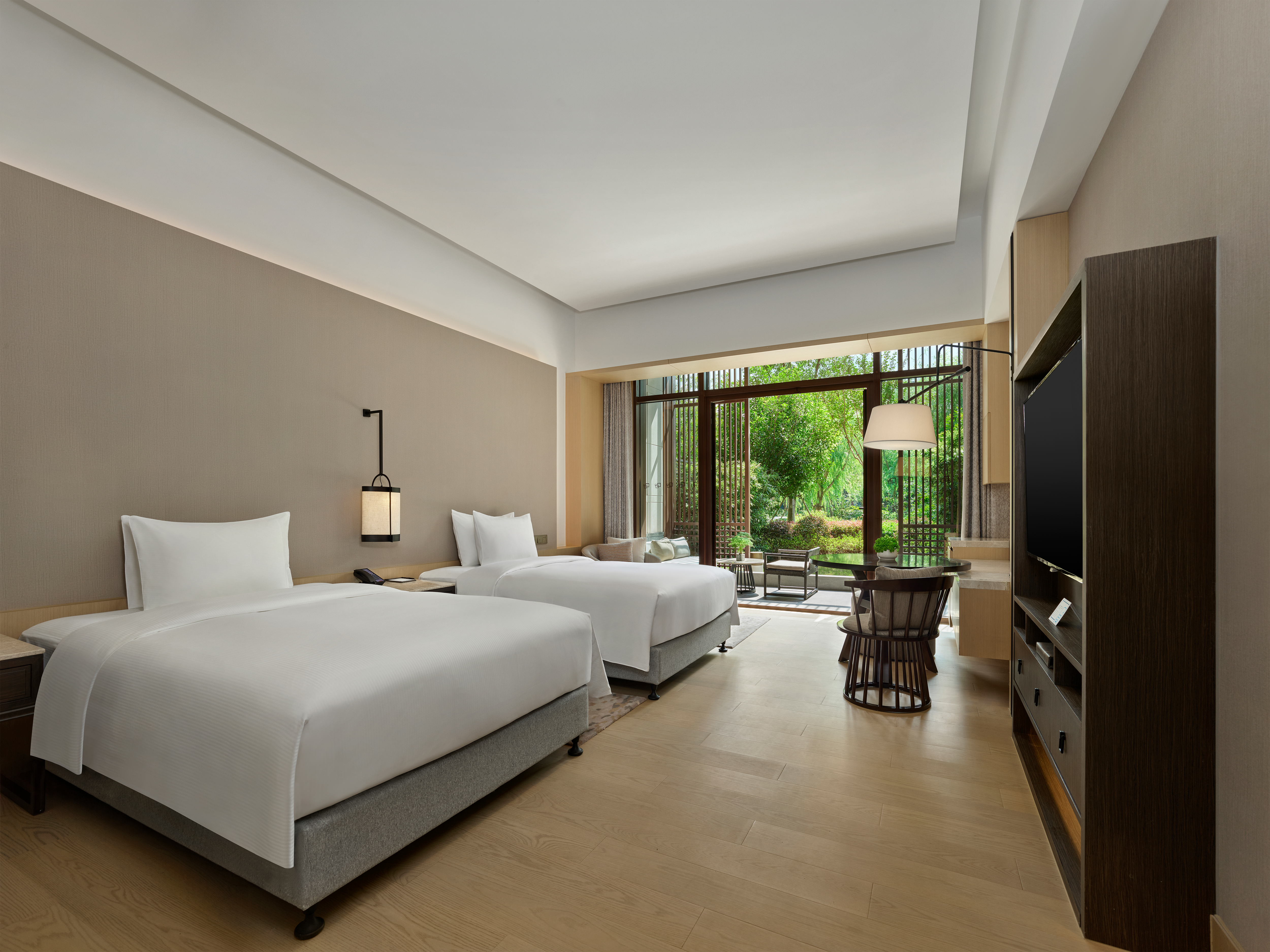 Courtyard, Deluxe, Twin Beds