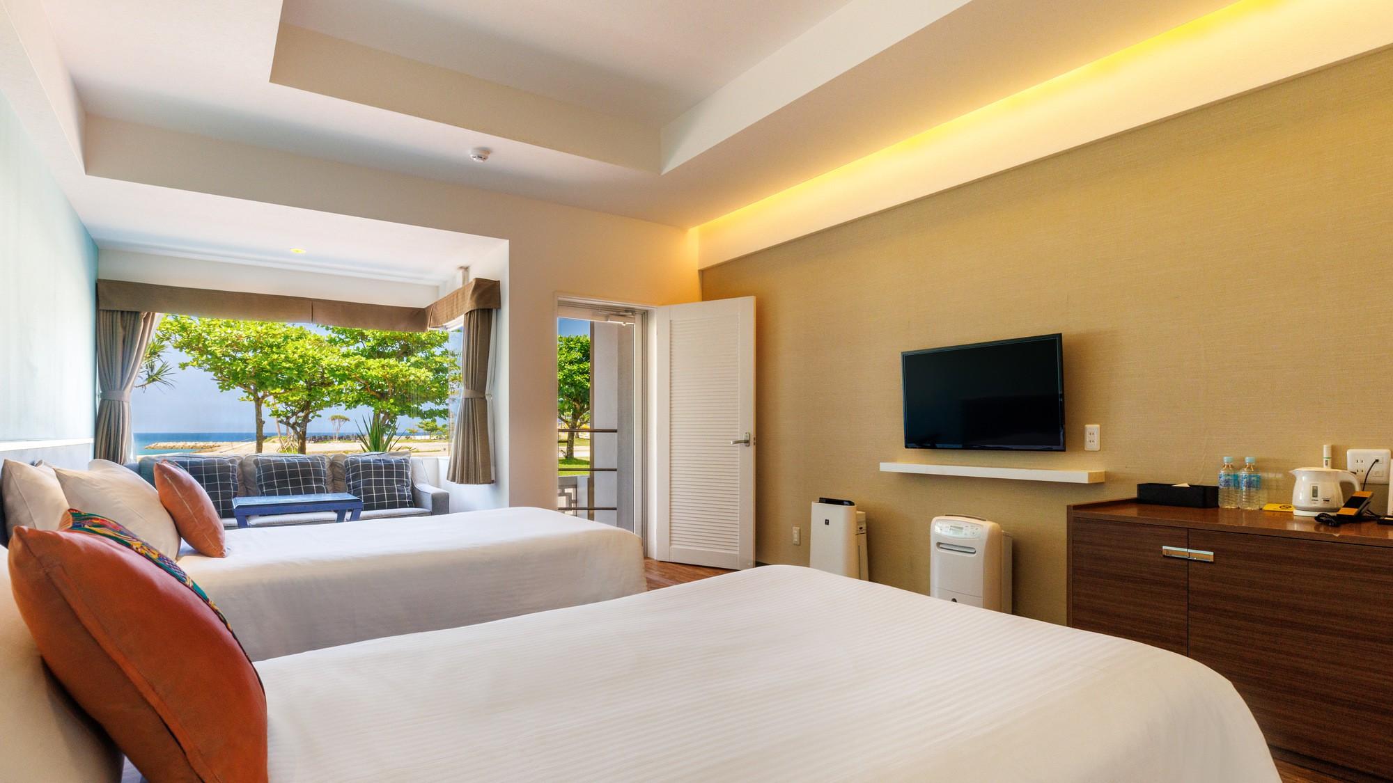Standard, Twin Beds, Beach Side, Ocean View
