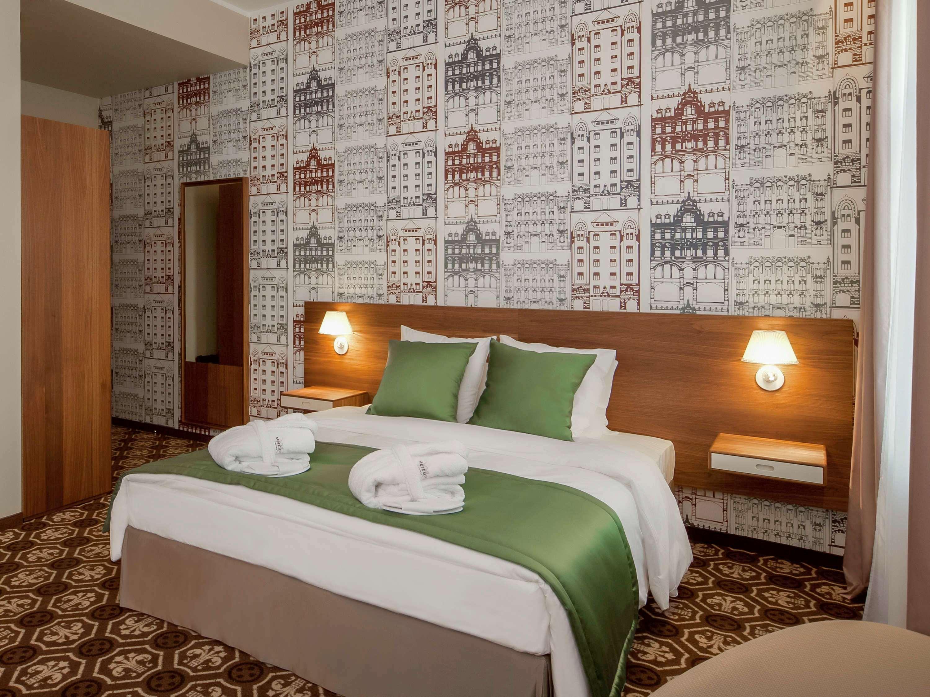 غرفة ديلوكس بسرير مزدوج بإطلالة على المدينة، Mercure Riga Centre 2/5