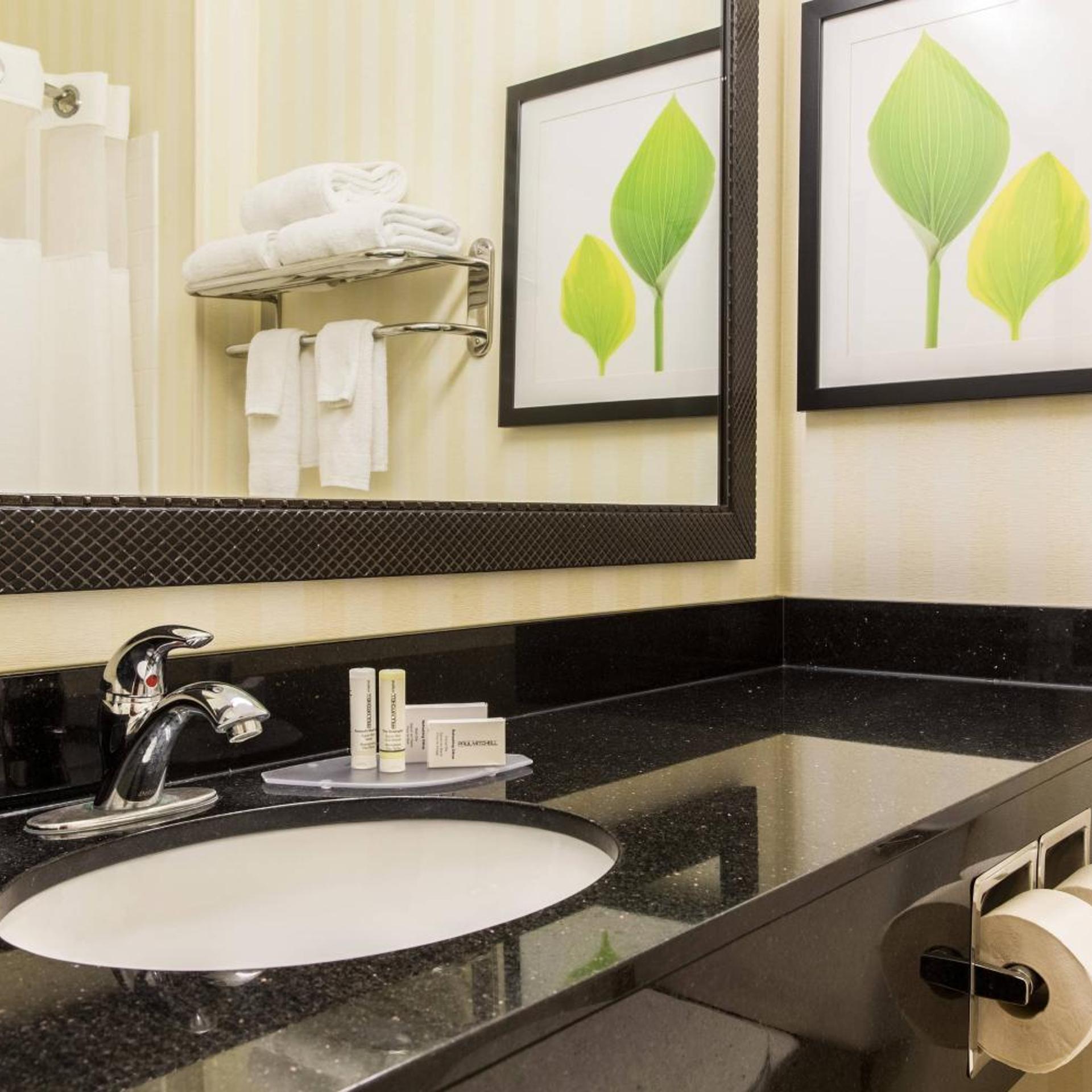 غرفة بسرير كينج بحوض استحمام لذوي الإعاقة، Fairfield Inn and Suites Billings 8/10