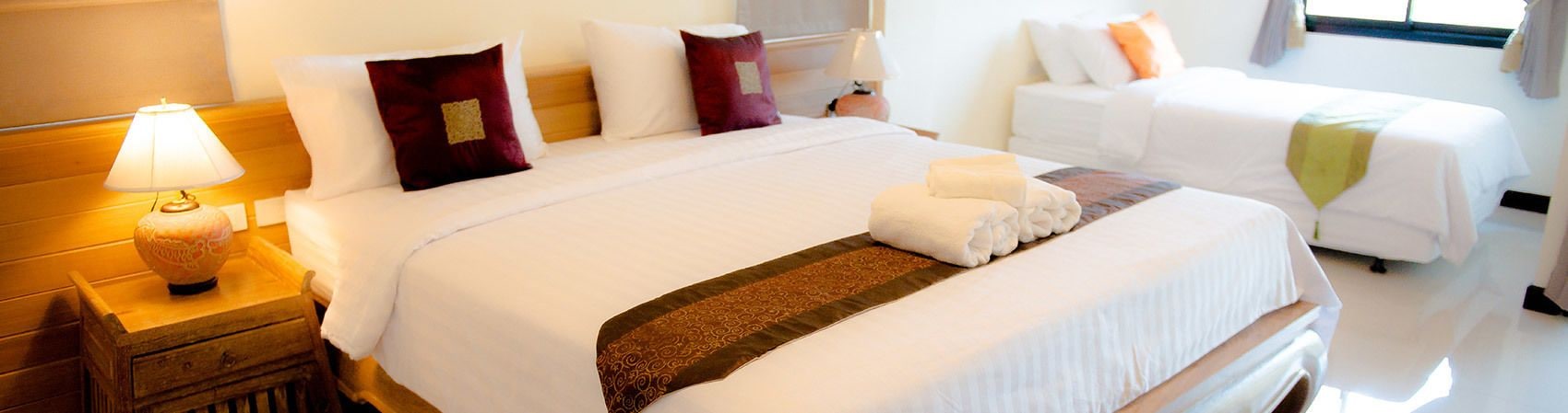 غرفة ديلوكس ثلاثية بسرير مزدوج وسرير فردي، Chivapuri Residence Trat 9/10