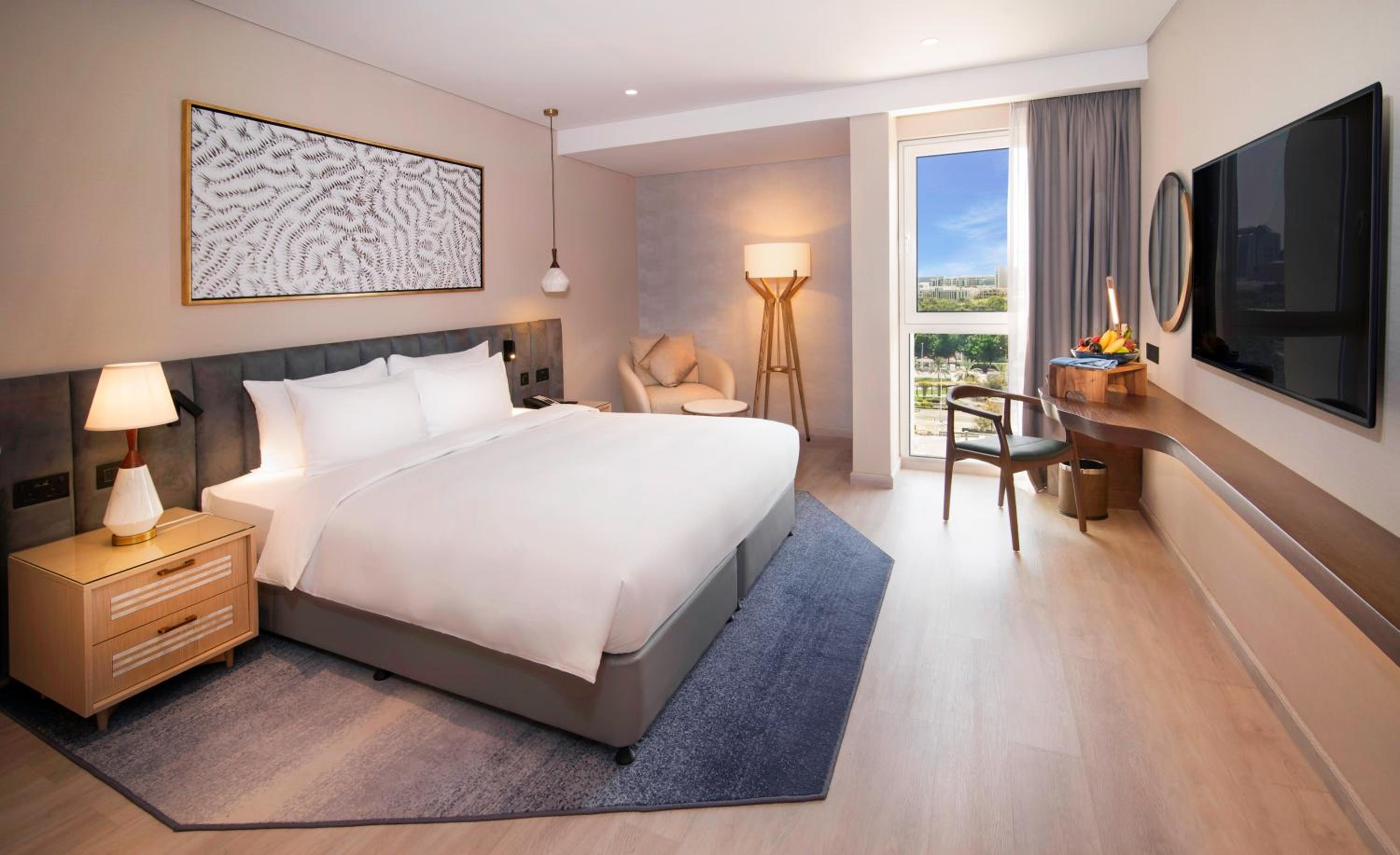 Premium, Single Bed, Lazy River View, City View