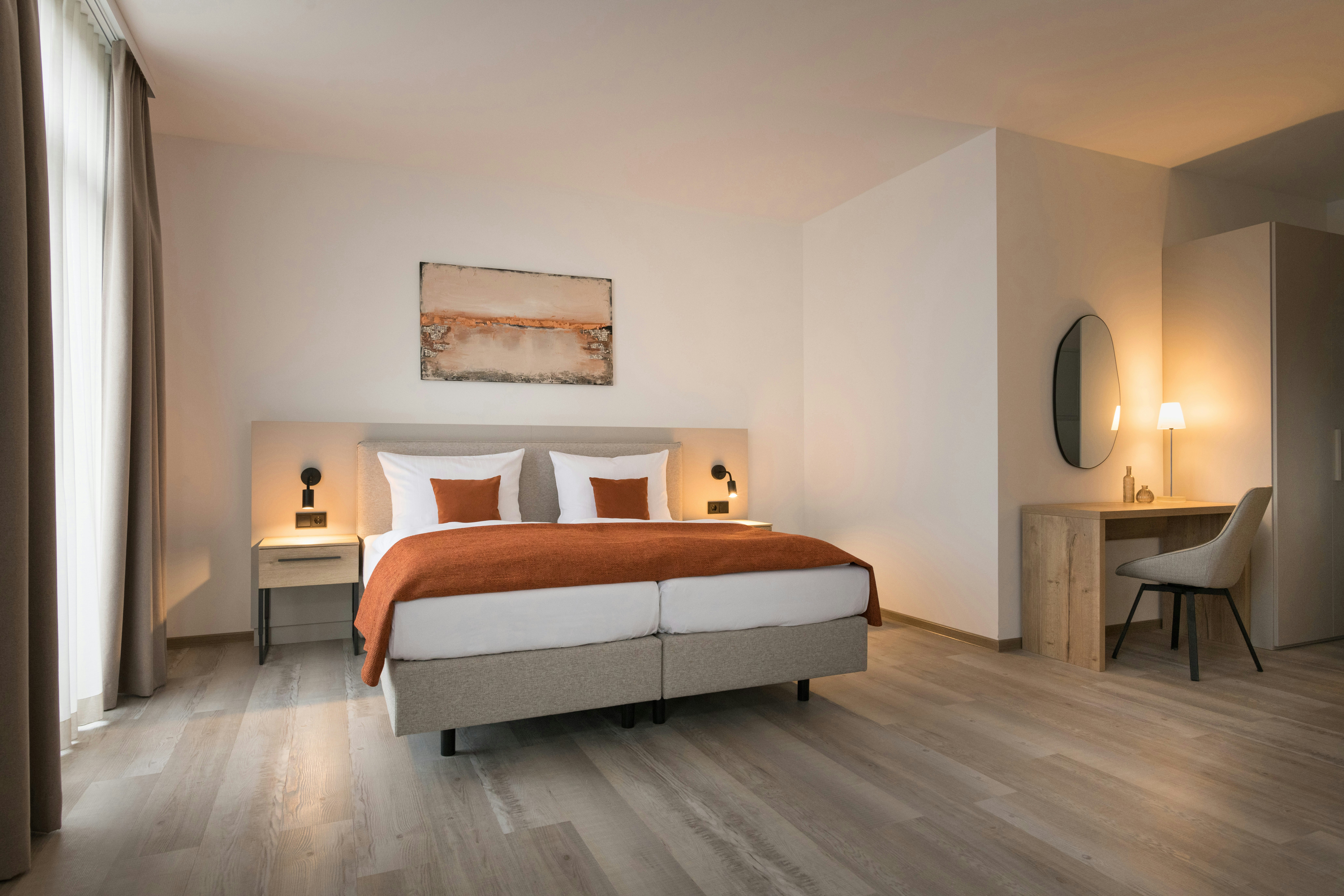 Comfort, Double or Twin Bed, Balcony or Terrace, Kitchenette