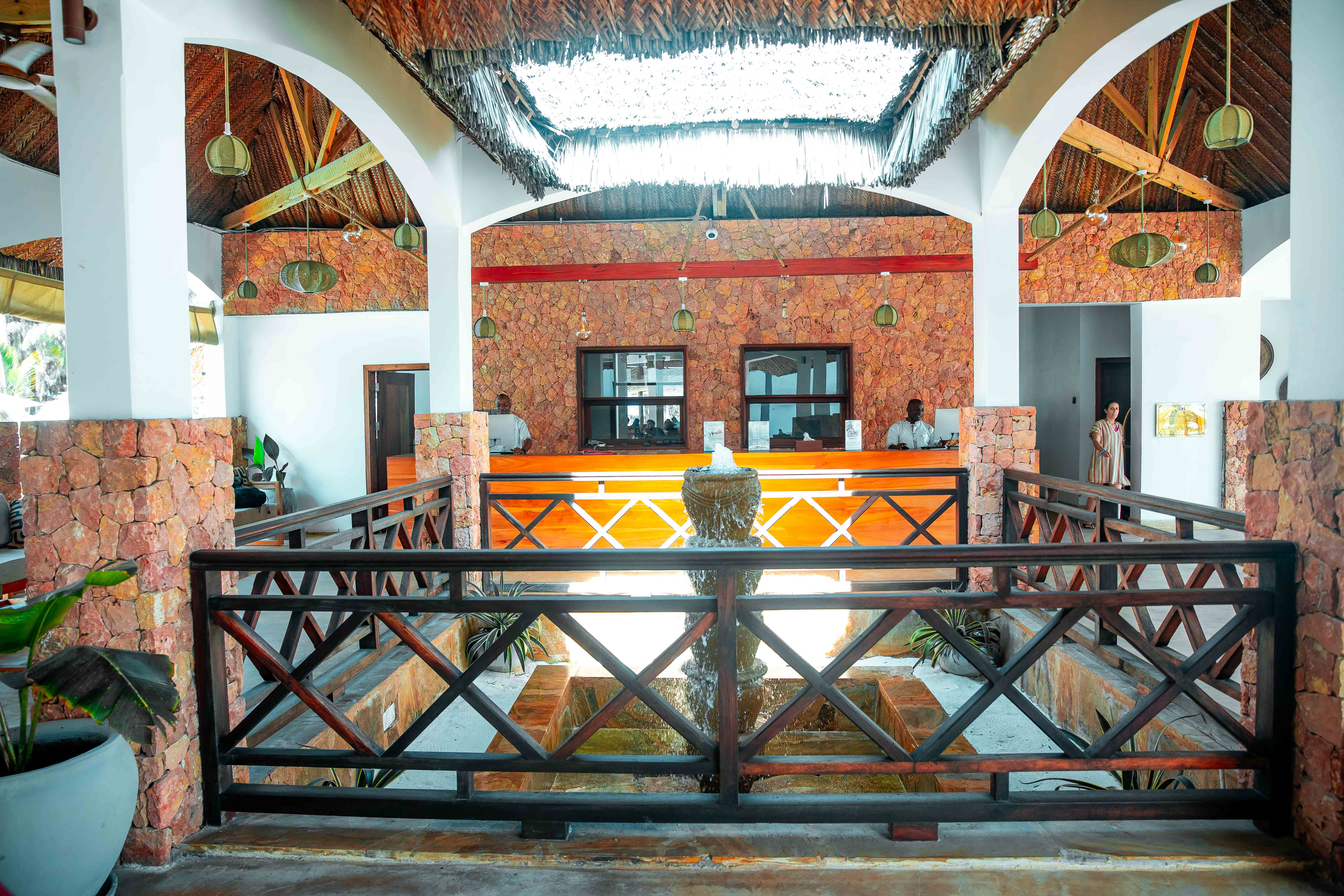 Lobby at SBH Monica Zanzibar, PAJE