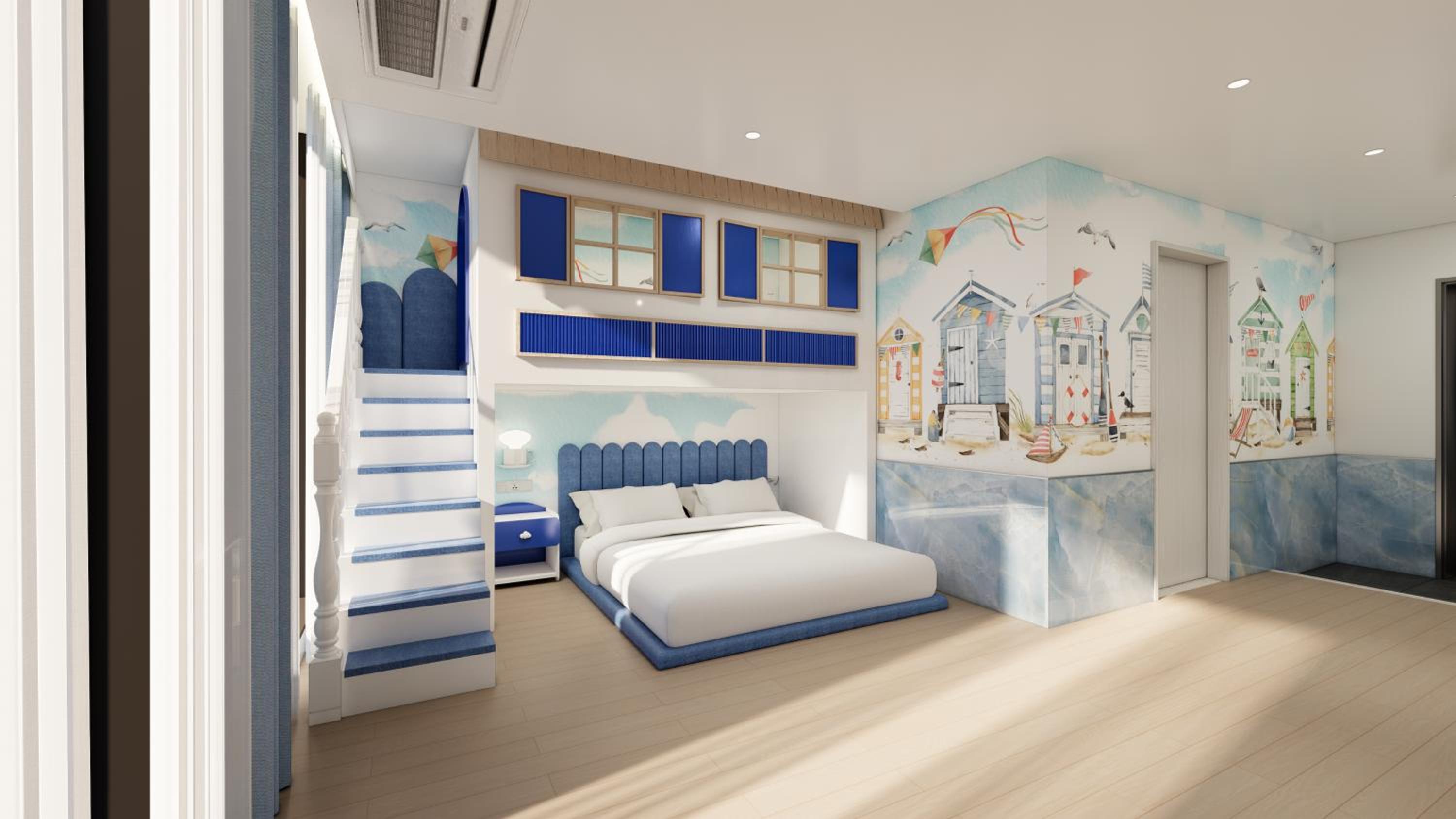 Room, Single, King Bed, Bunk Bed