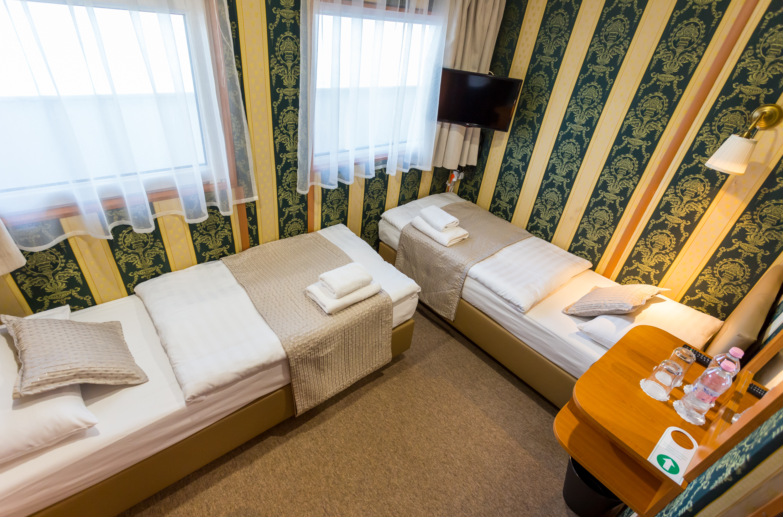 Room at Grand Jules Boat Hotel, BUDAPEST