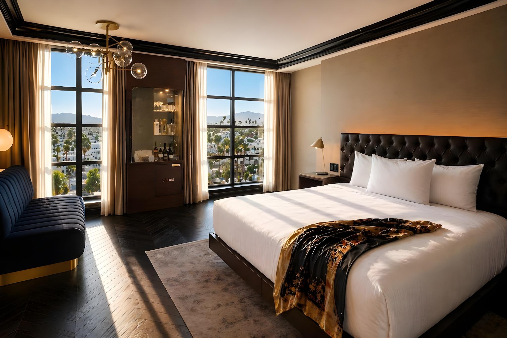 Superior, King Bed, City View