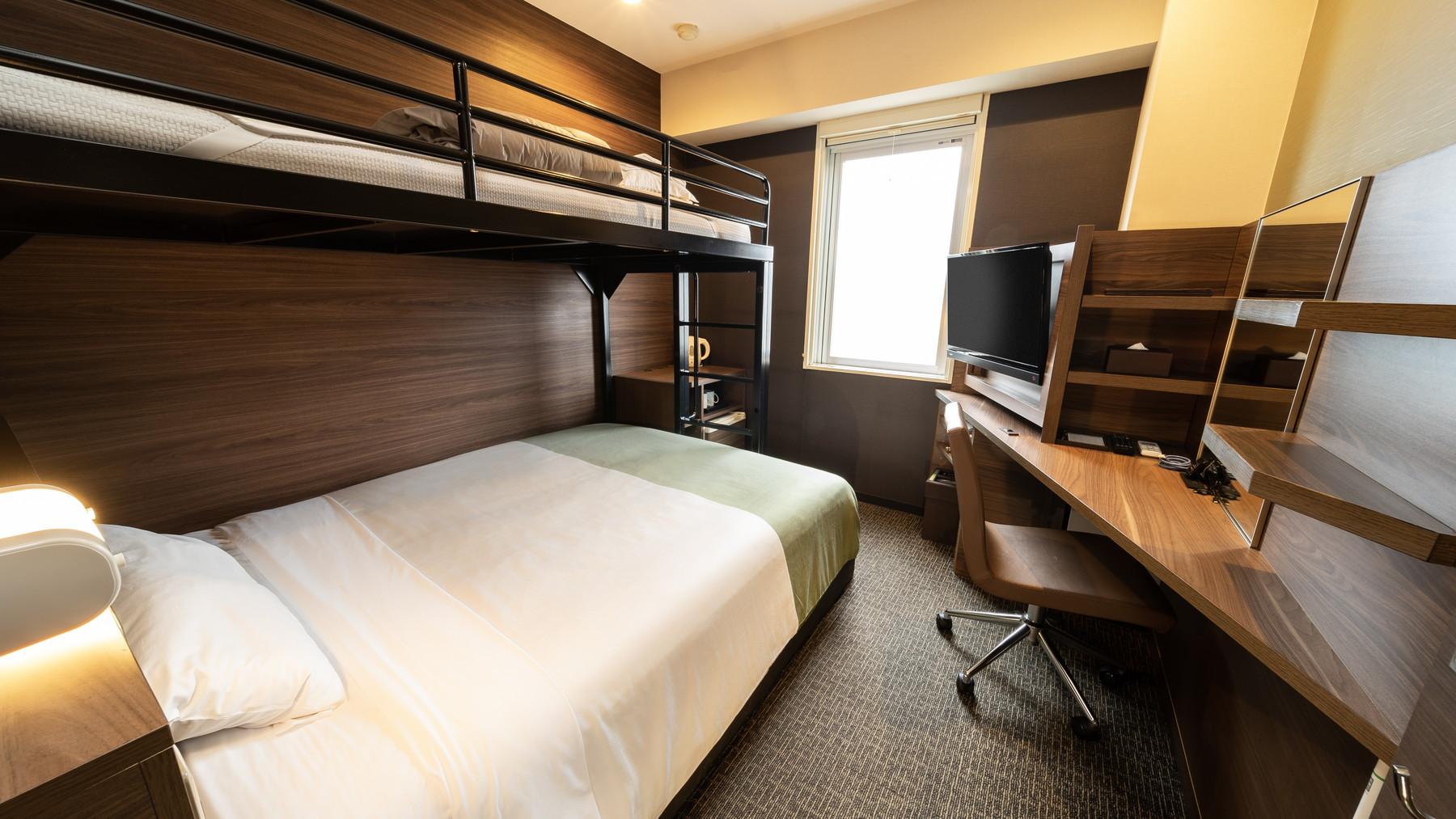 Room, Double or Single Bed, Bunk Bed