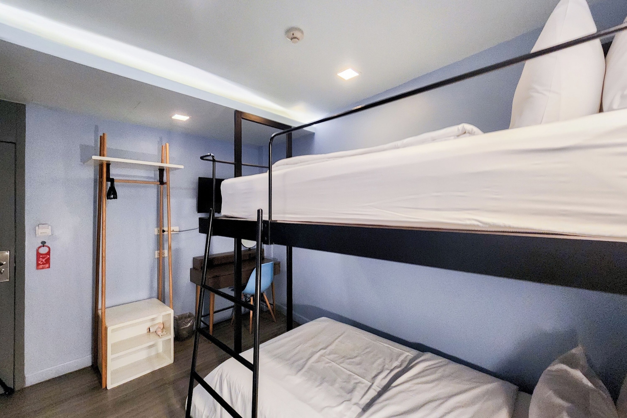 Twin Beds, No Window