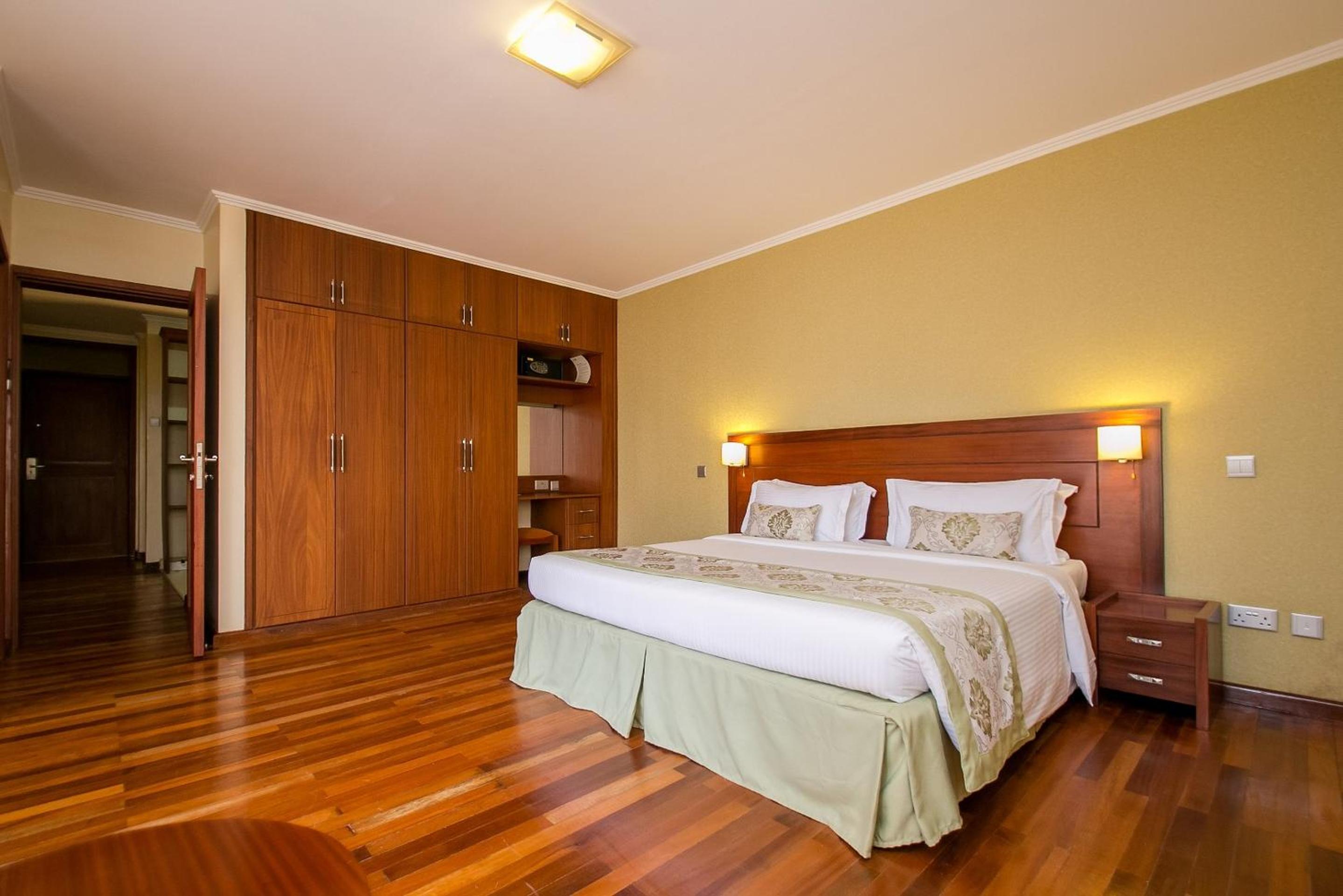 غرفة قياسية بسرير مزدوج أو سريرين منفصلين، Waridi Paradise Apartment Hotel 10/10
