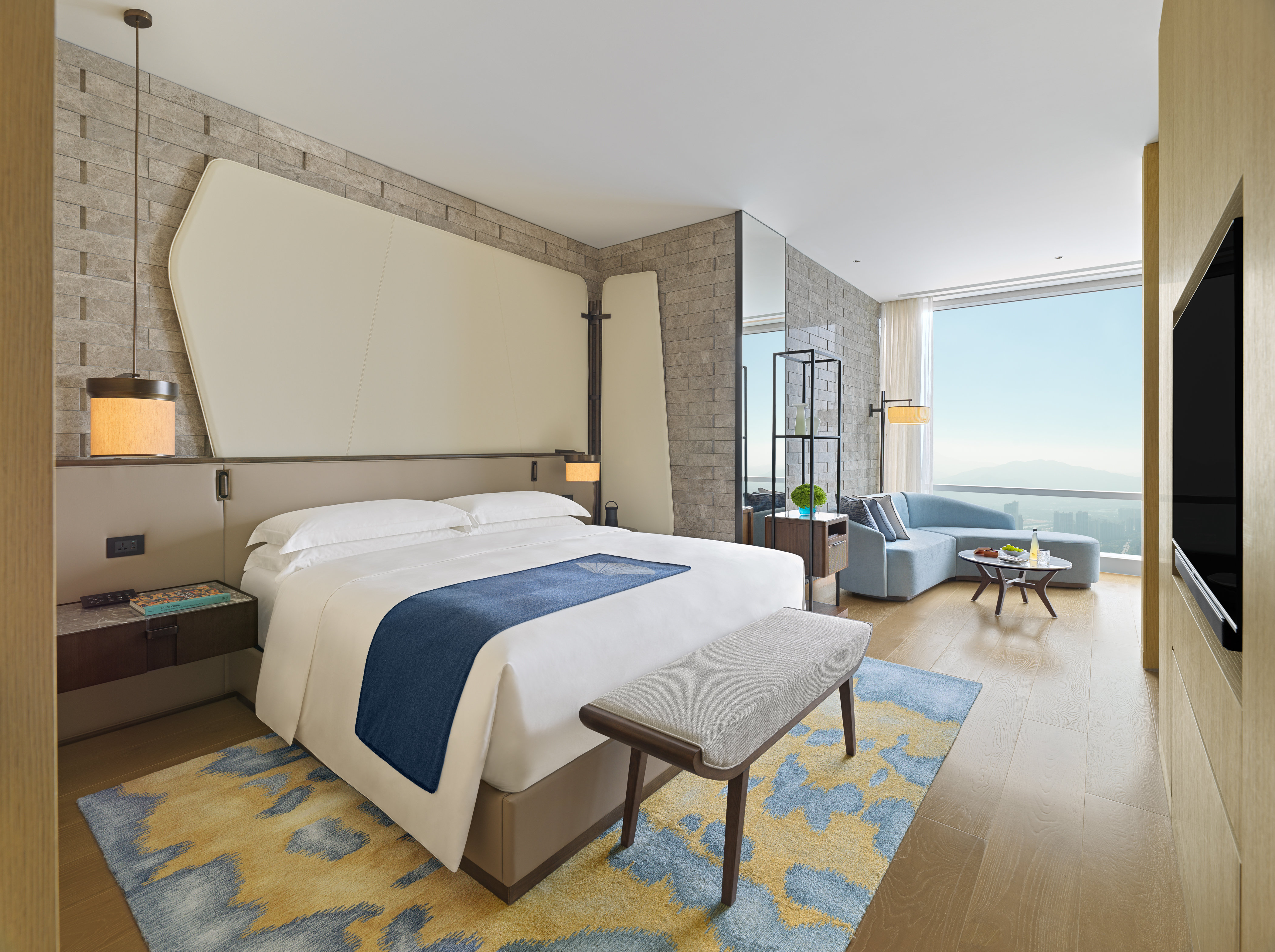 Premier, King Bed, with View