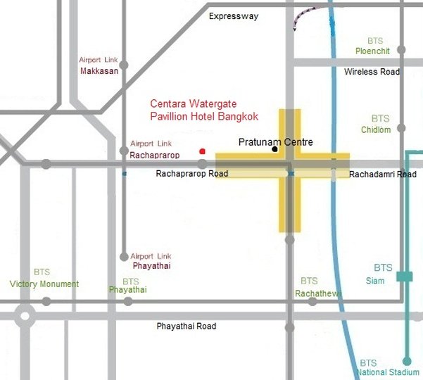 Centara Watergate Pavilion Hotel Bangkok in BANGKOK