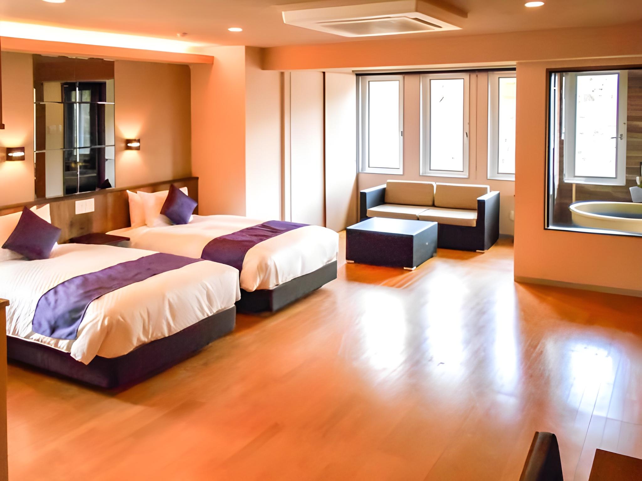 Japanese Western, Japanese, Modern, Suite, Outdoor Bath