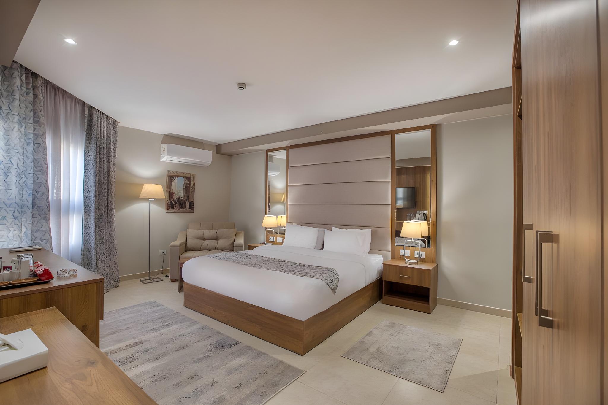 Room, King Bed, Sofa, Balcony