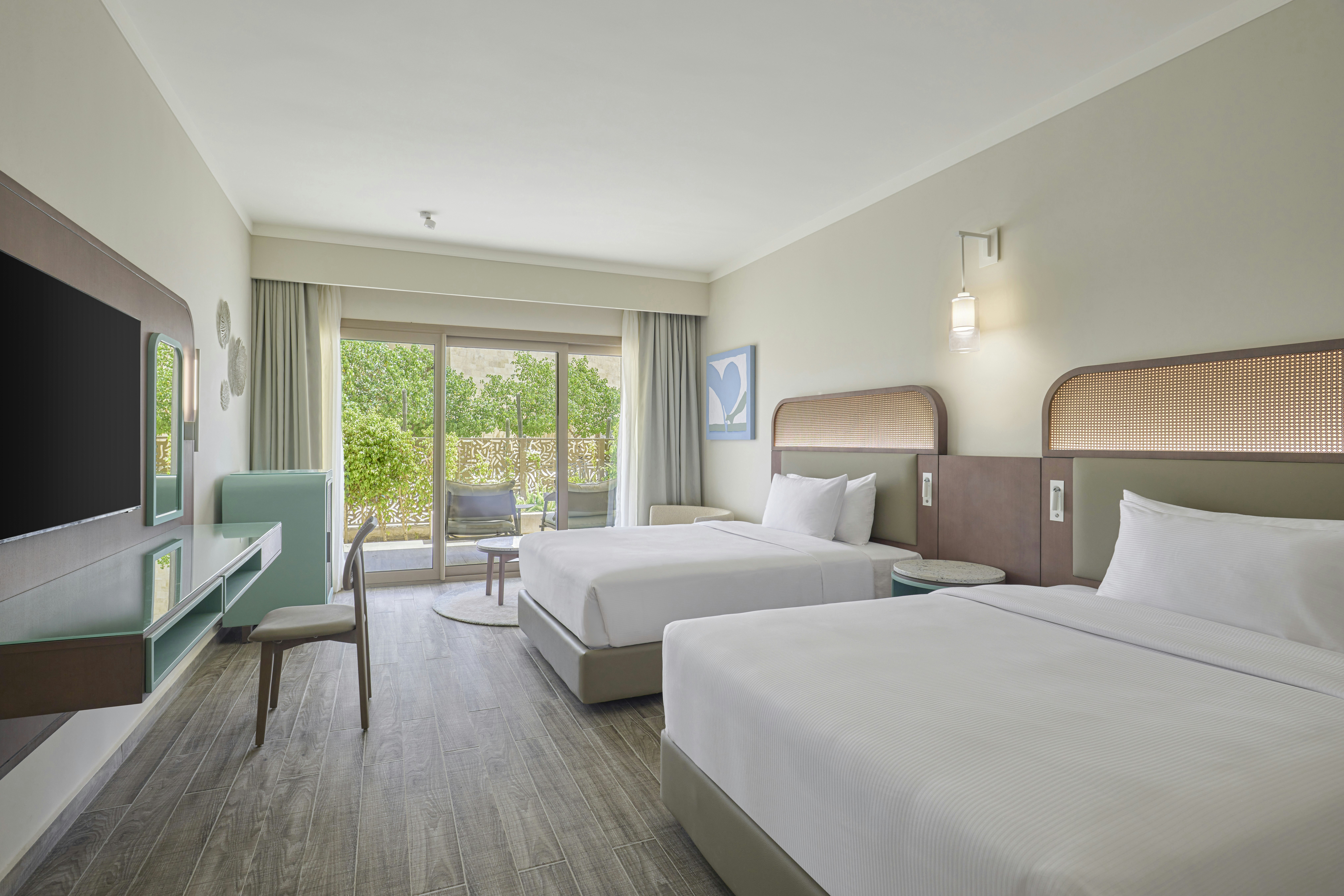 GUEST ROOM, 2 DOUBLE BEDS