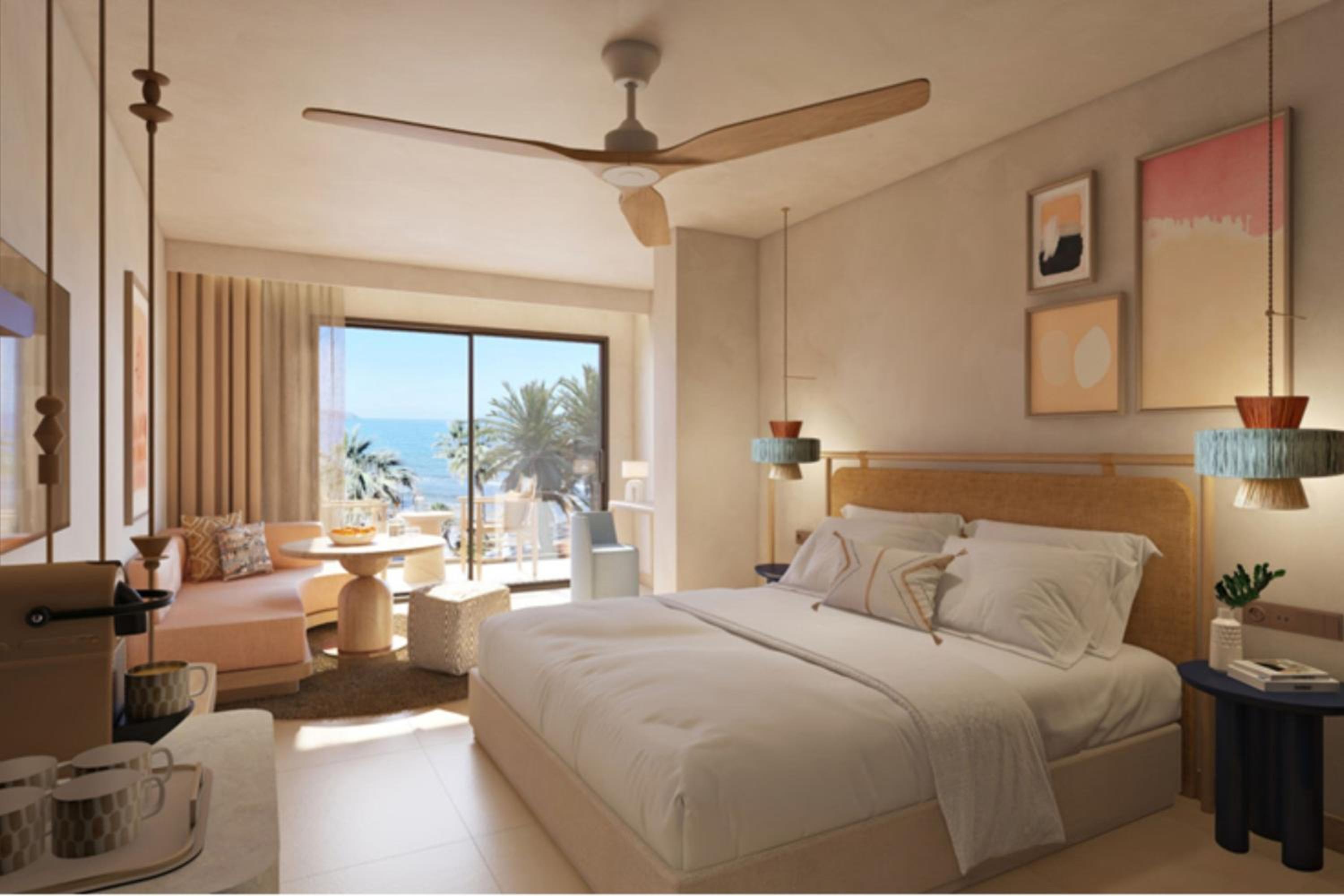 Superior, King Bed, Inland View, Balcony