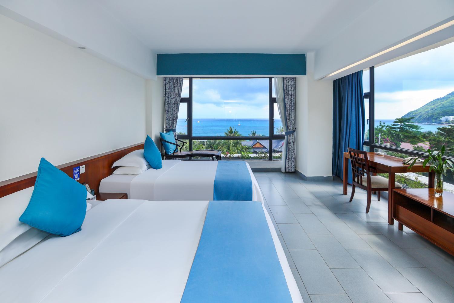 Room, Twin Beds, Sea View