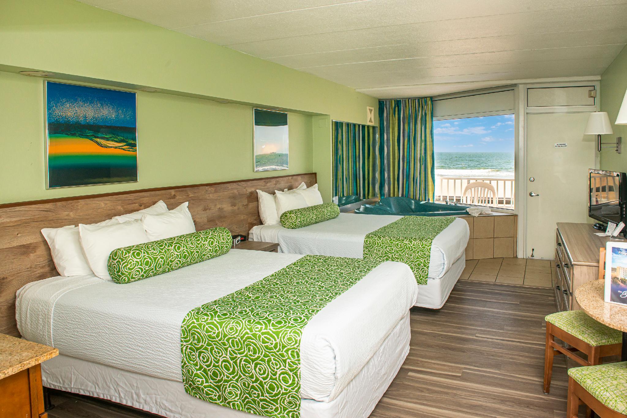 Deluxe, 2 Double Beds, Ocean Front, Jetted Tub, Kitchenette