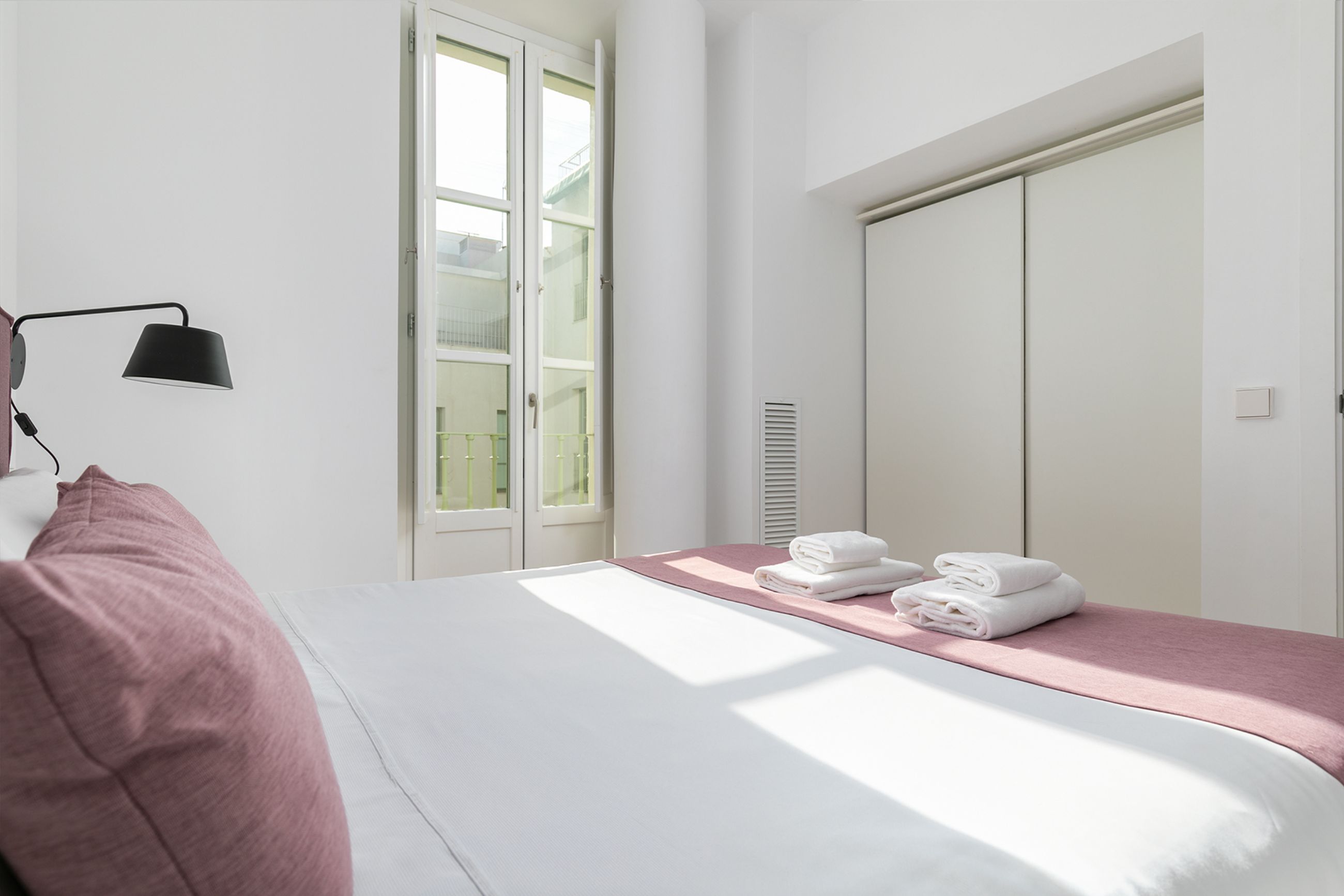 شقة بسريرين مزدوجين