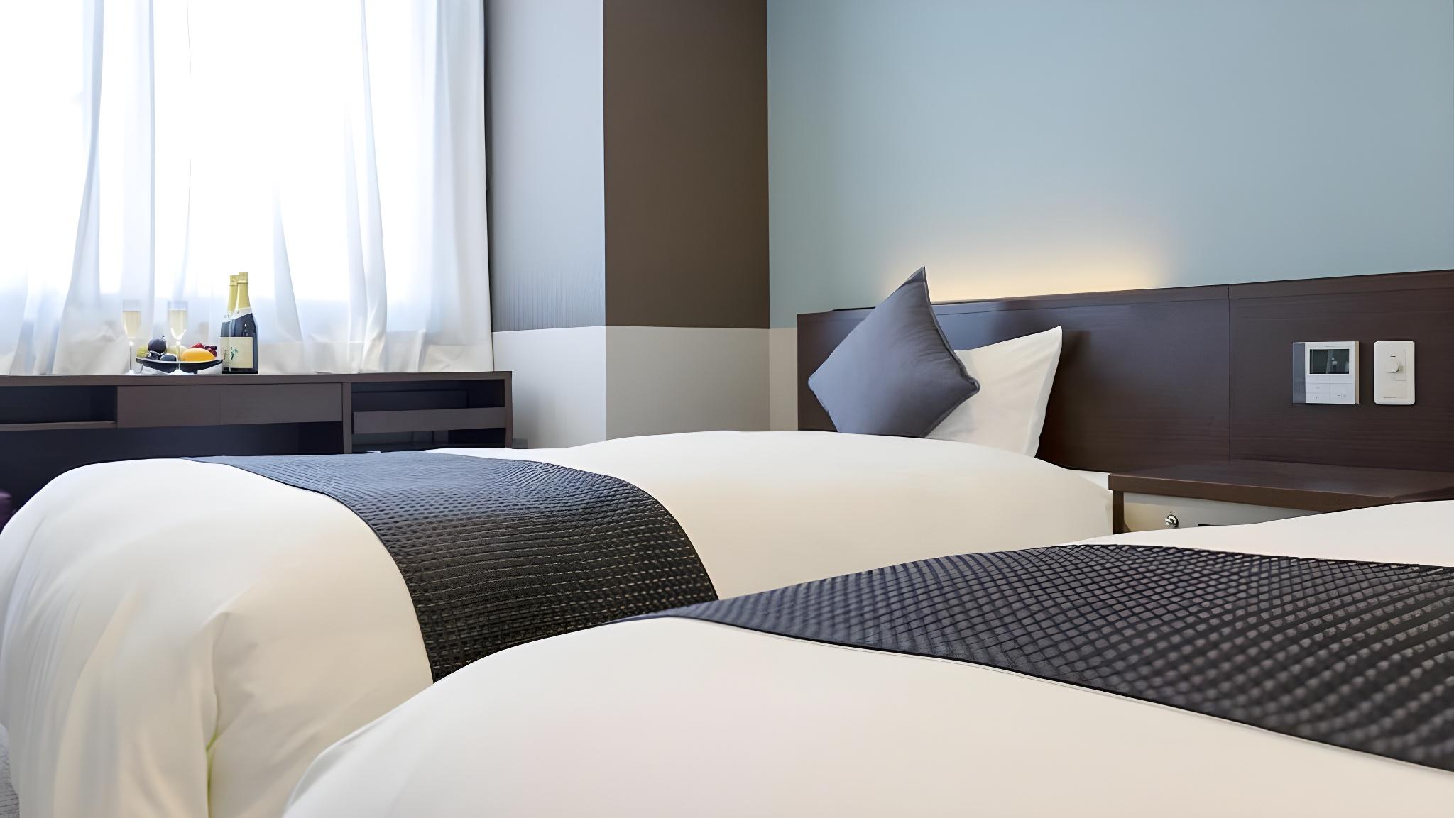 غرفة ديلوكس بسريرين مزدوجين، Hotel New Gaea Domemae 3/4