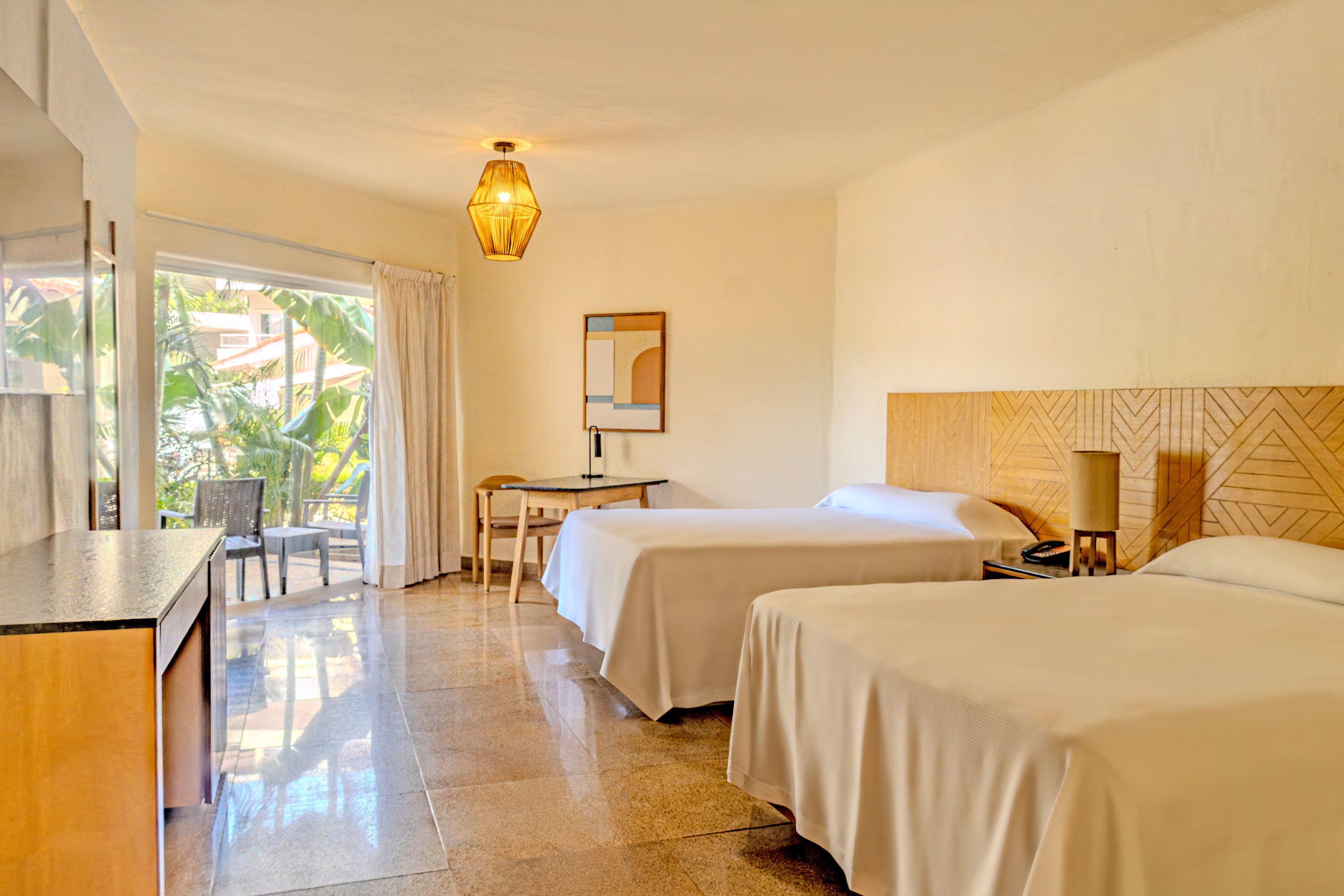 Room, Double Bed, Garden View