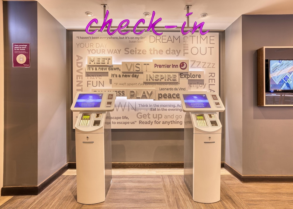 Lobby at Premier Inn London Tooting hotel, LONDON