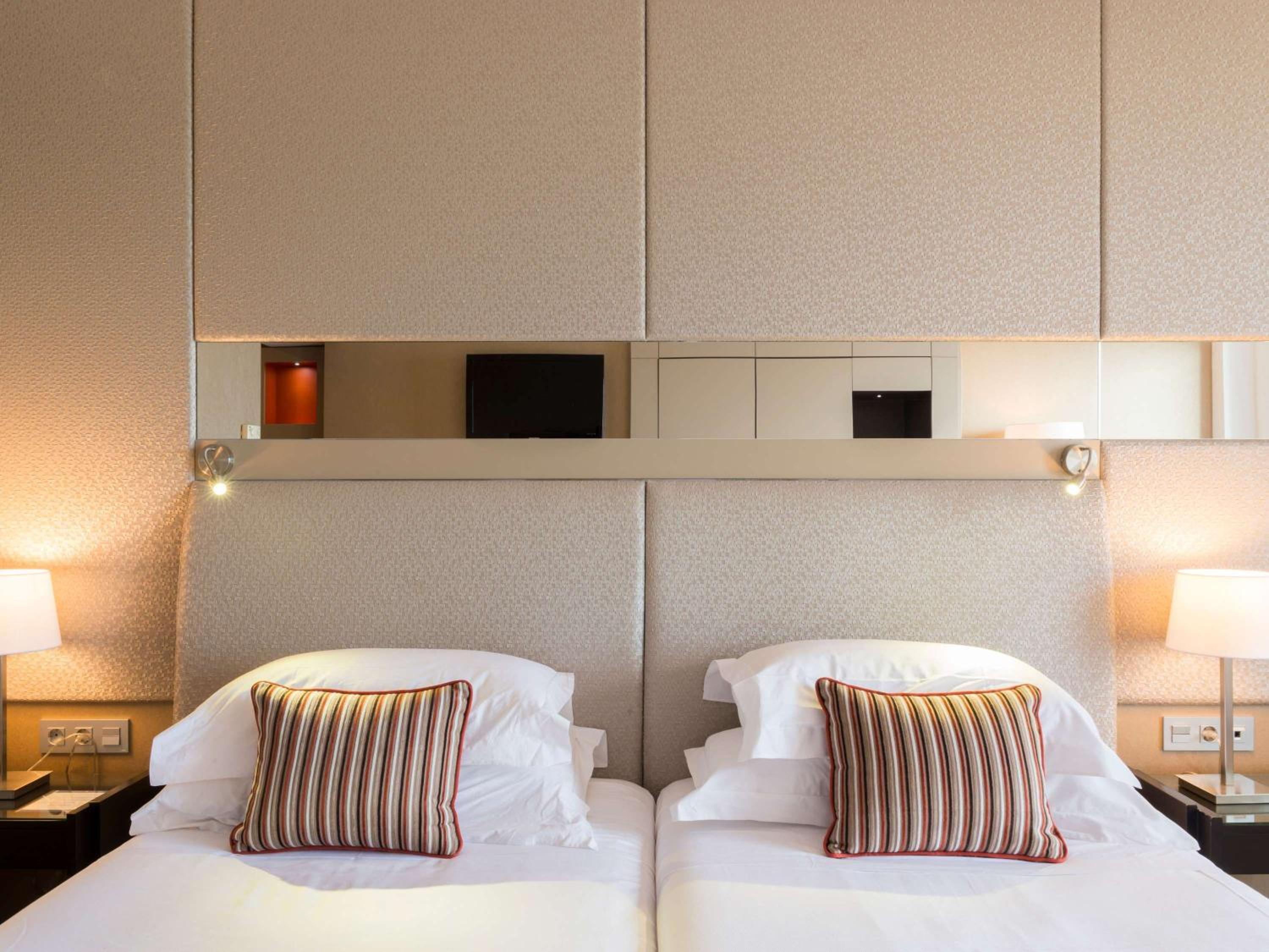غرفة بريفيليج بسرير مزدوج أو سريرين منفصلين بإطلالة على البحر بشرفة، Mercure San Sebastian Monte Igueldo 9/10