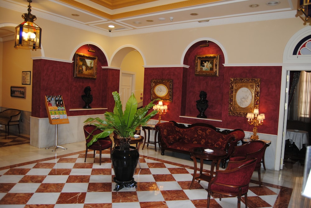 Lobby at Hotel Cervantes, SEVILLE