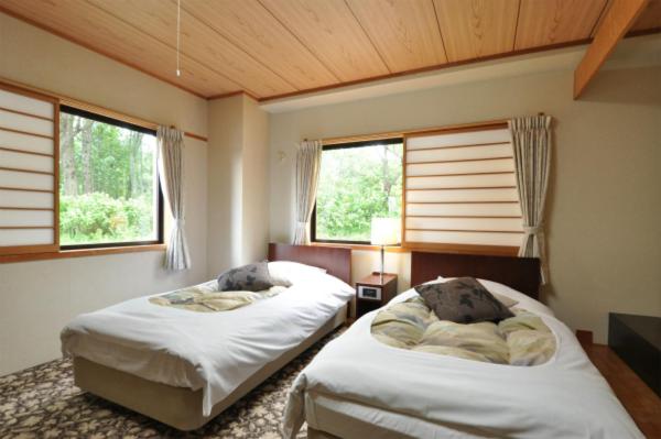 غرفة قياسية بسريرين منفصلين، Hakuba Yamano Hotel 3/3