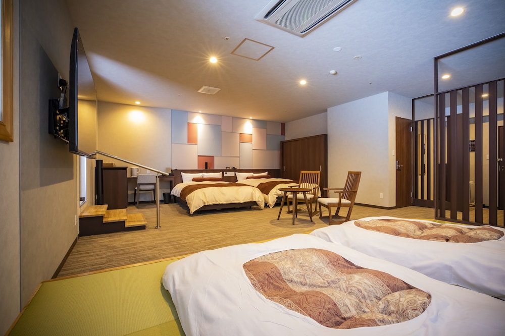 Japanese Western, Premium, 2 Double Beds, Sauna